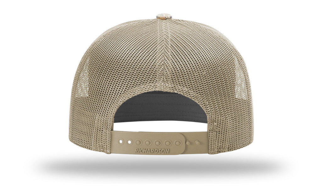 Richardson 168P Printed 7 Panel Trucker Cap