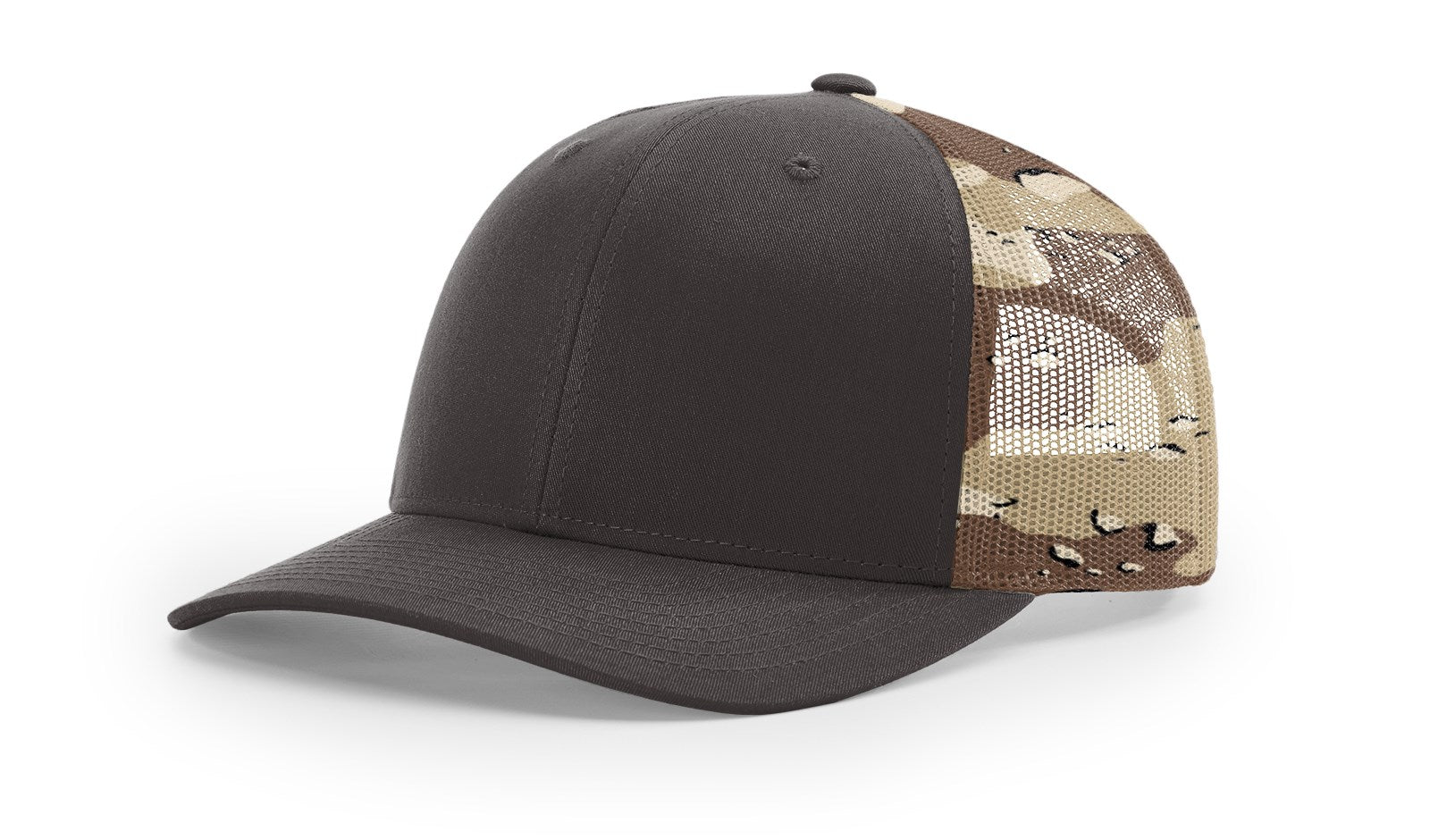Richardson 112PM Printed Mesh Back Trucker Cap Snapback Hat - Blank