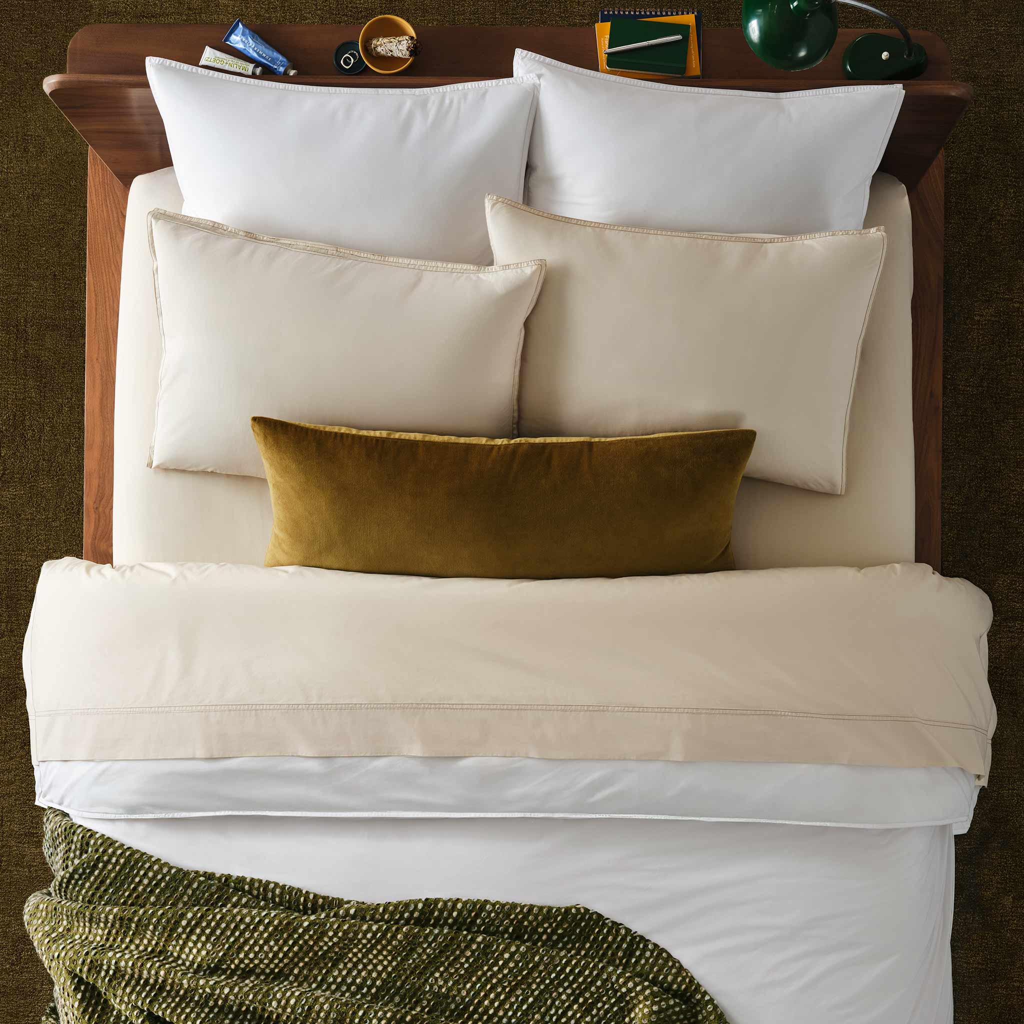 Washed Classic Percale Pillowcase Set