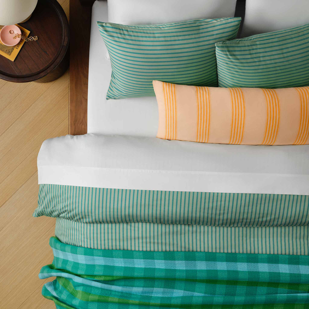 Luxe Sateen No Flat Sheet Set Bundle