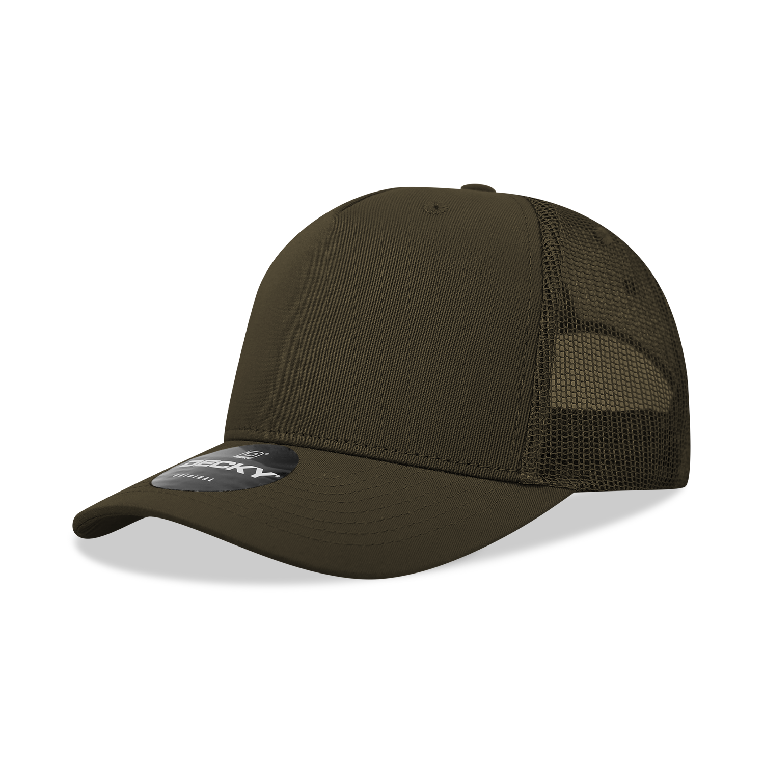 Decky 6030 Classic 5 Panel Retro Trucker Cap - Blank