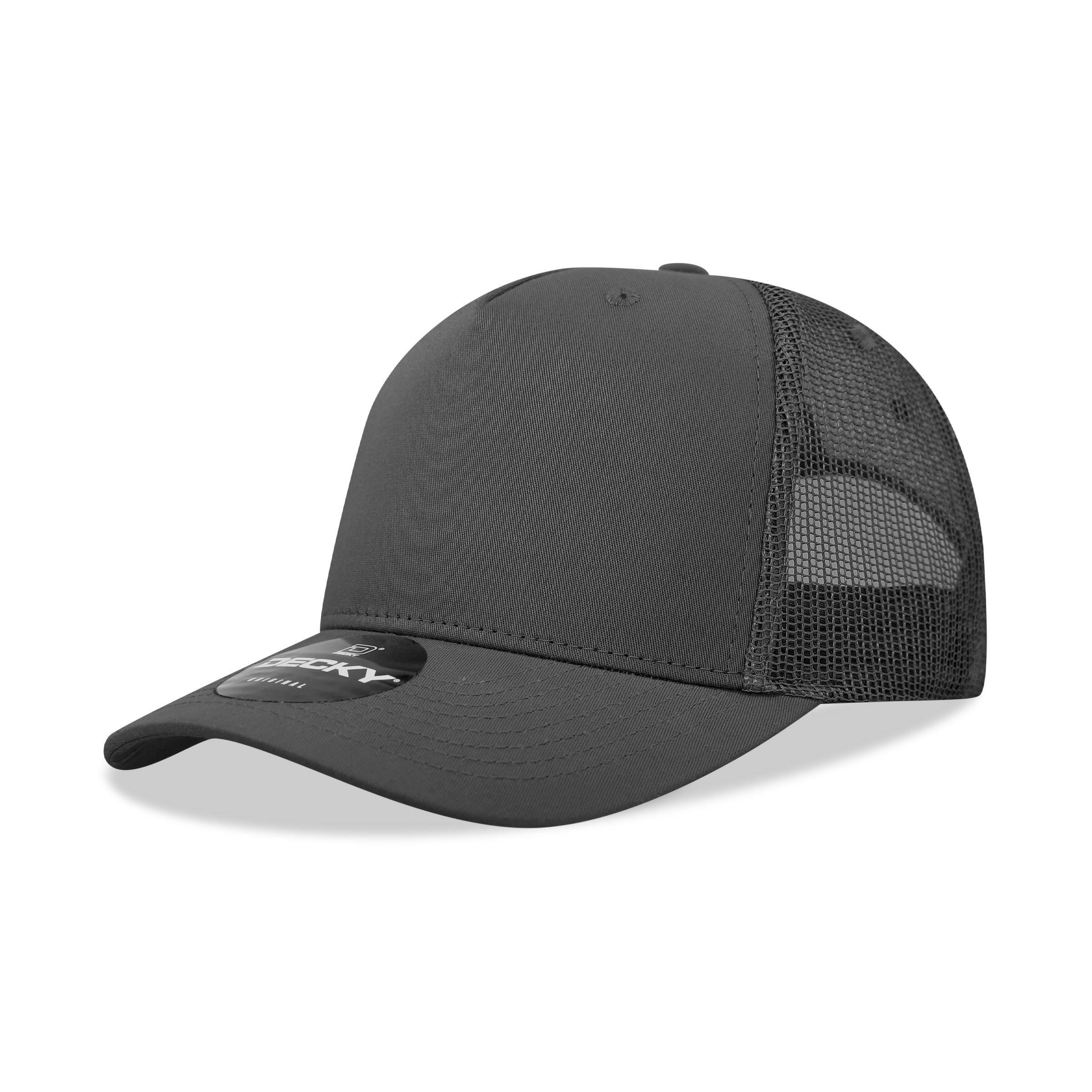 Decky 6030 Classic 5 Panel Retro Trucker Cap - Blank