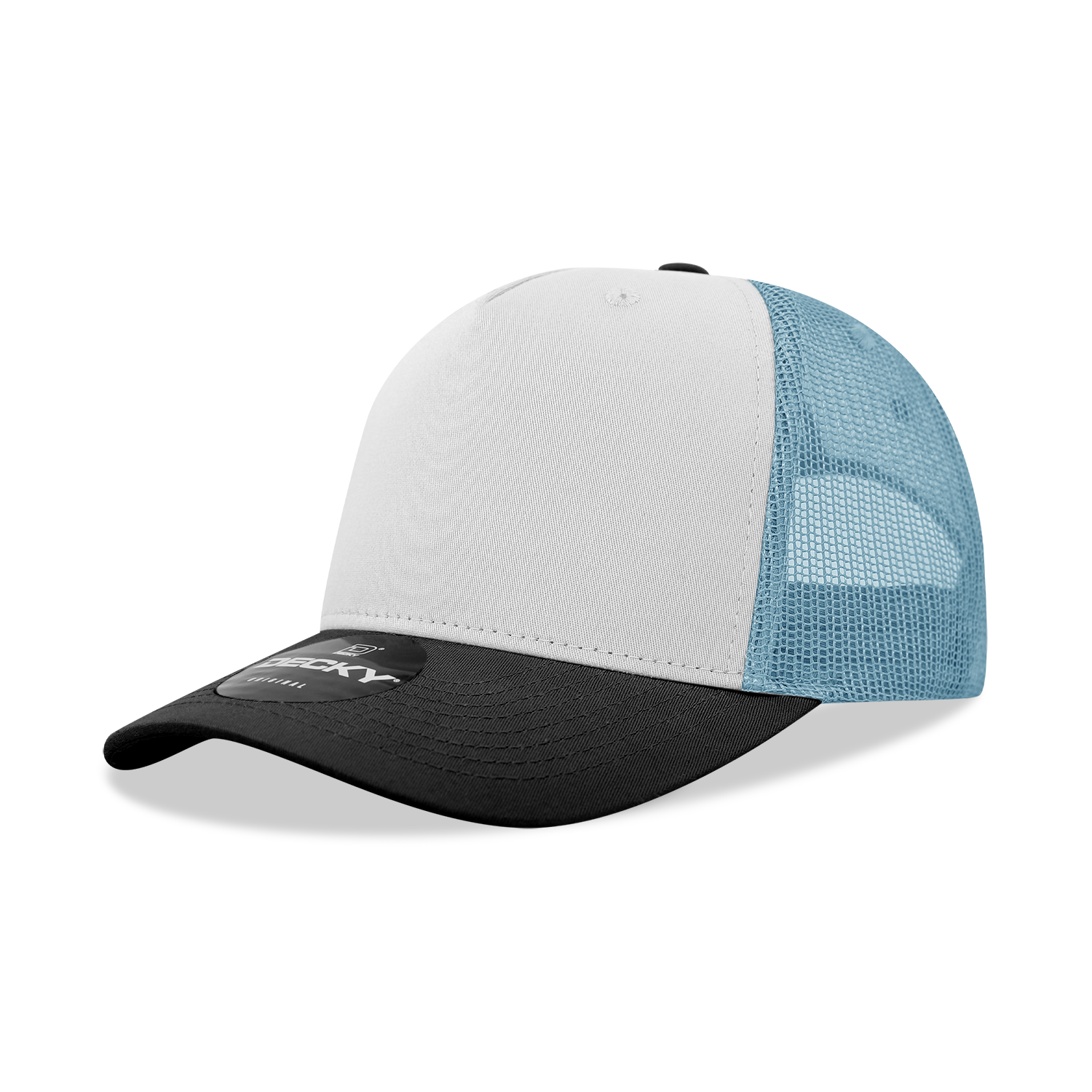 Decky 6030 Classic 5 Panel Retro Trucker Cap - Blank