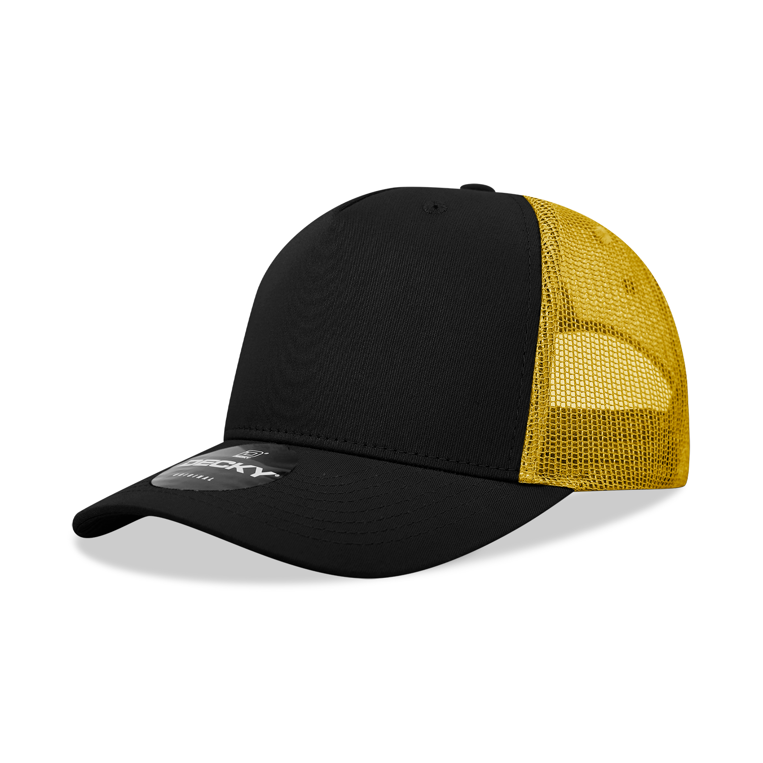 Decky 6030 Classic 5 Panel Retro Trucker Cap - Blank