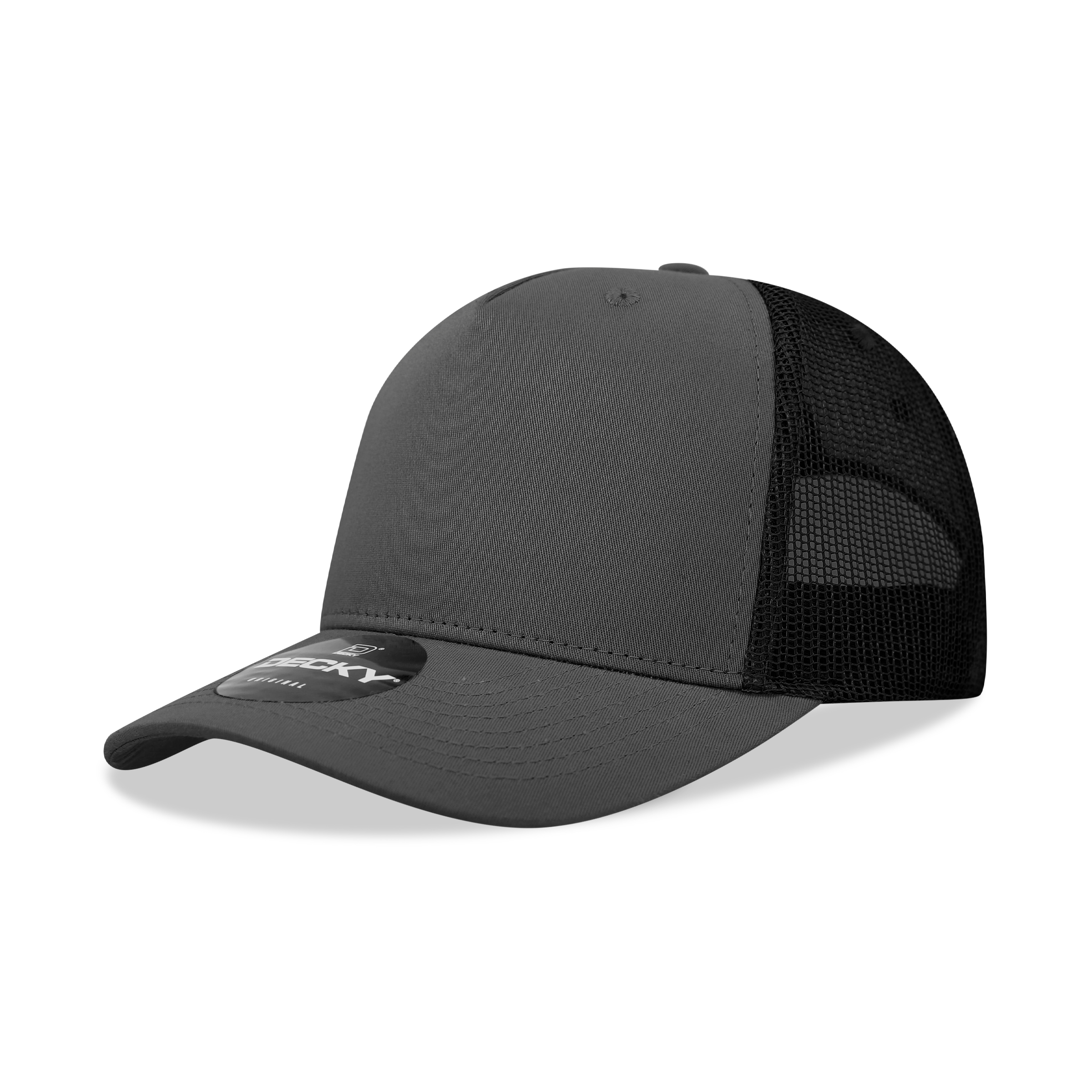 Decky 6030 Classic 5 Panel Retro Trucker Cap - Blank