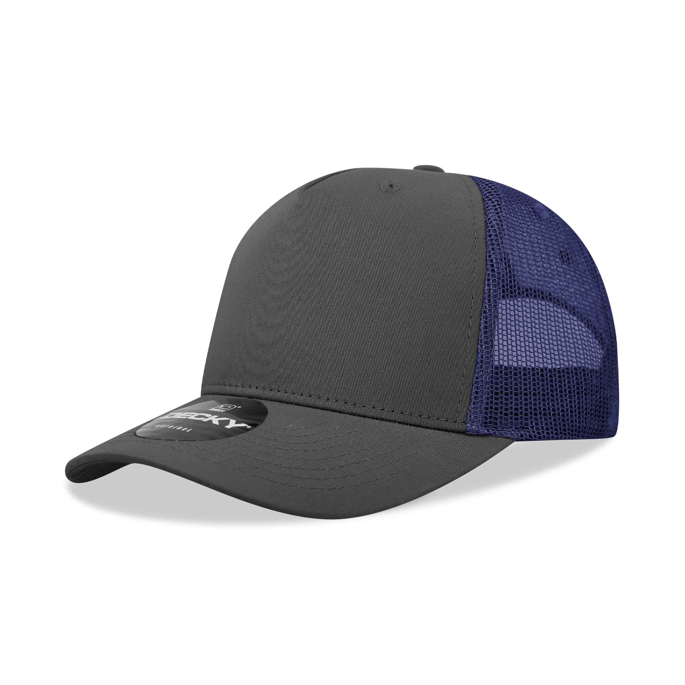 Decky 6030 Classic 5 Panel Retro Trucker Cap - Blank