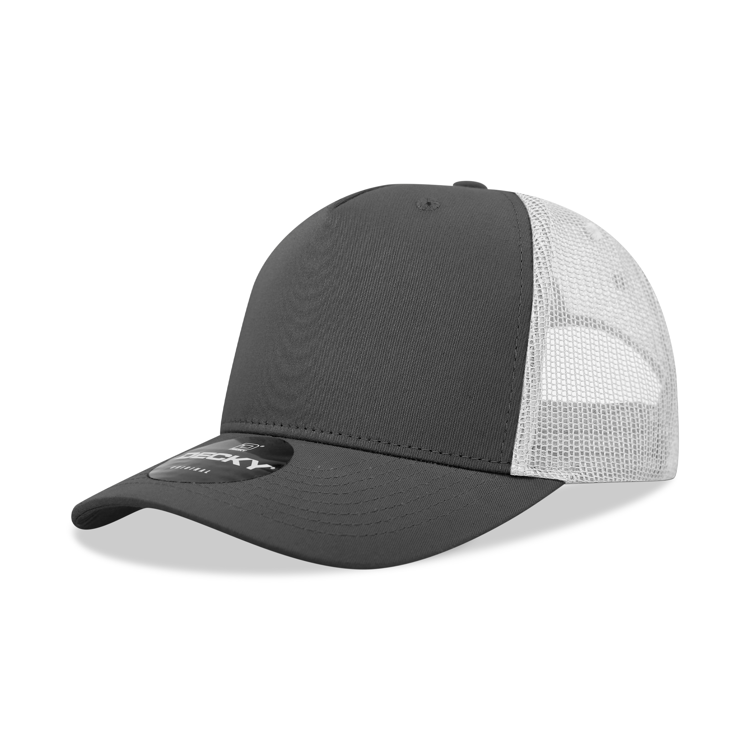 Decky 6030 Classic 5 Panel Retro Trucker Cap - Blank