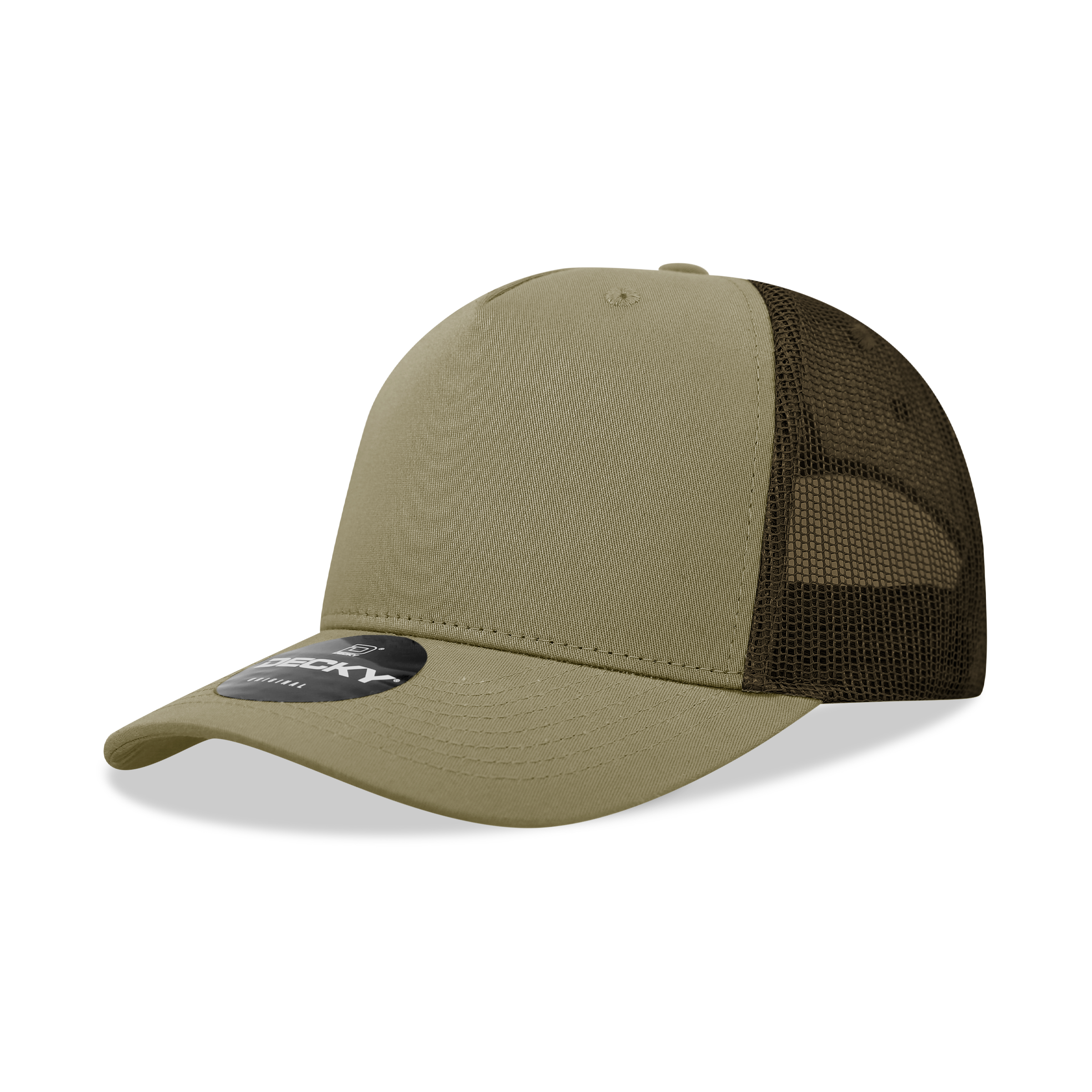 Decky 6030 Classic 5 Panel Retro Trucker Cap - Blank