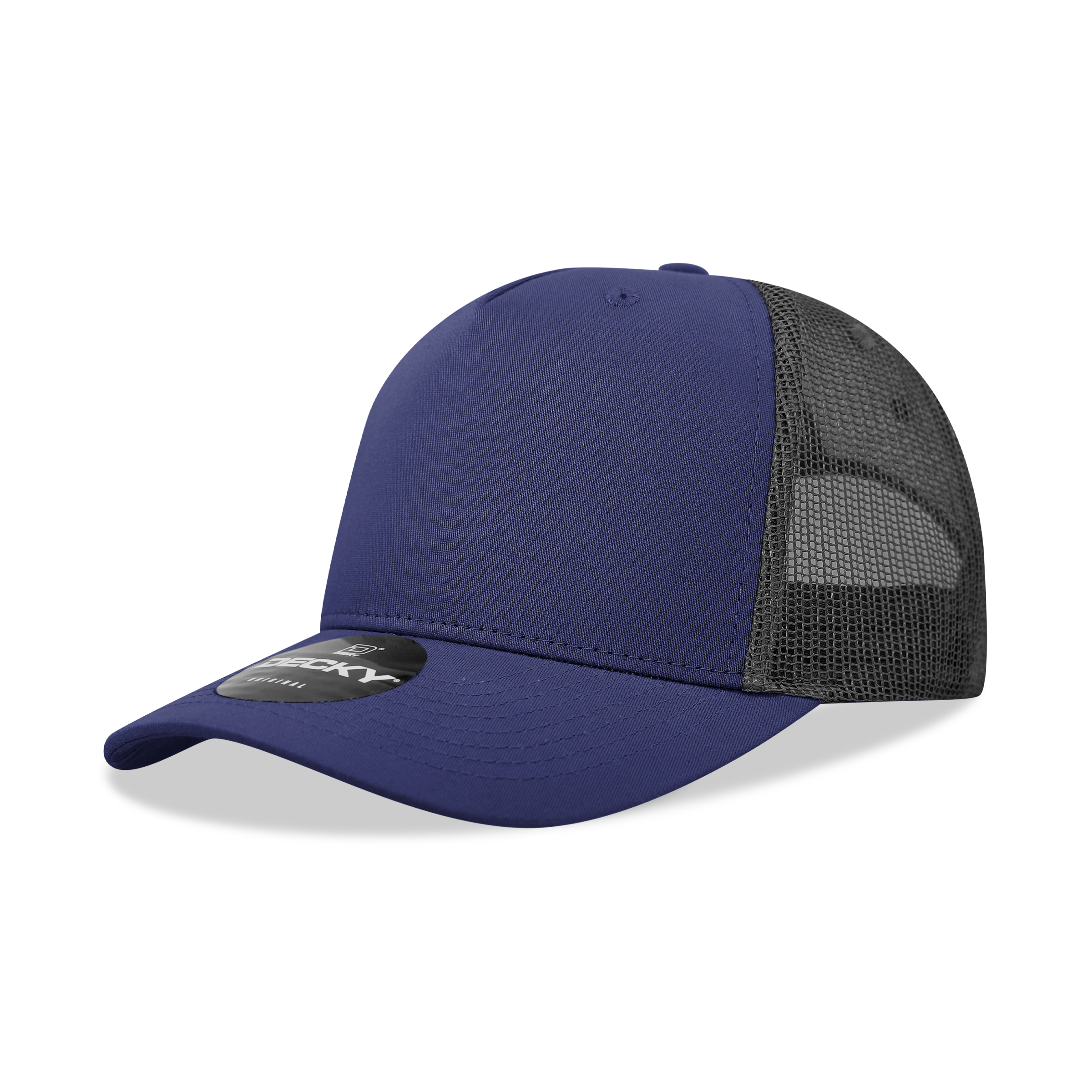 Decky 6030 Classic 5 Panel Retro Trucker Cap - Blank