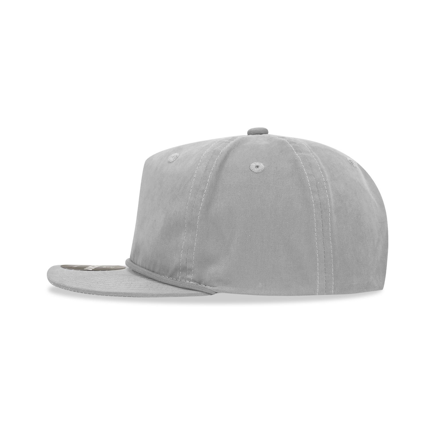 Decky 6032 Classic Rope Hat 5 Panel Flat Bill Cap Snapback - Blank
