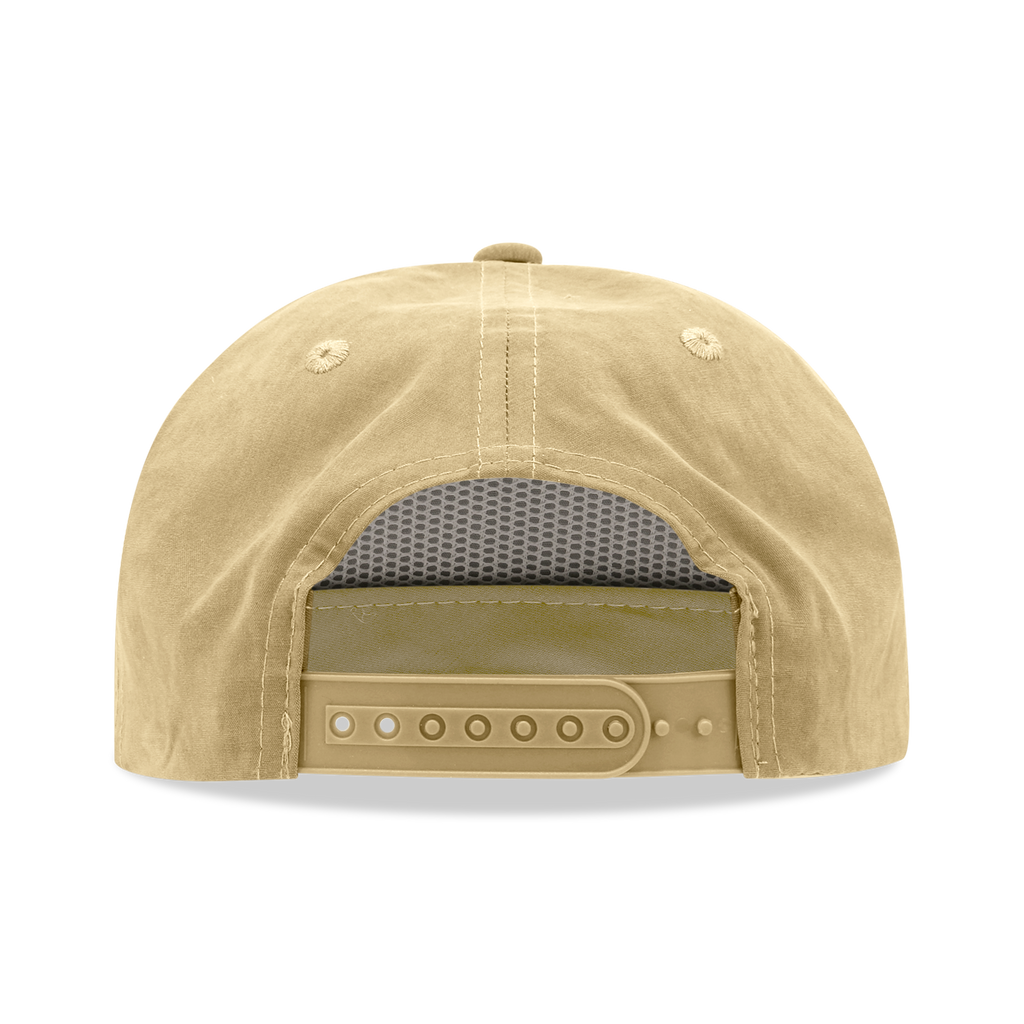Decky 6032 Classic Rope Hat 5 Panel Flat Bill Cap Snapback - Blank