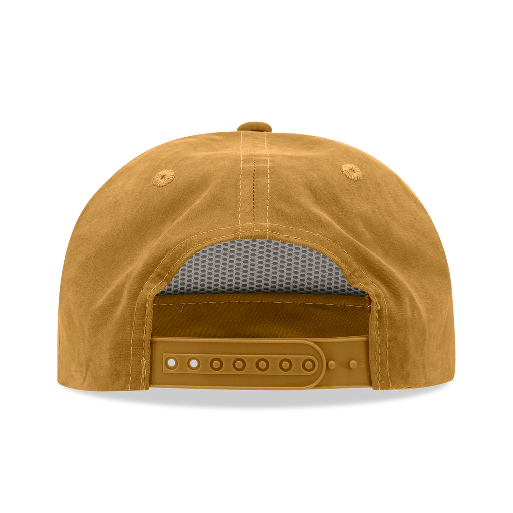 Decky 6032 Classic Rope Hat 5 Panel Flat Bill Cap Snapback - Blank