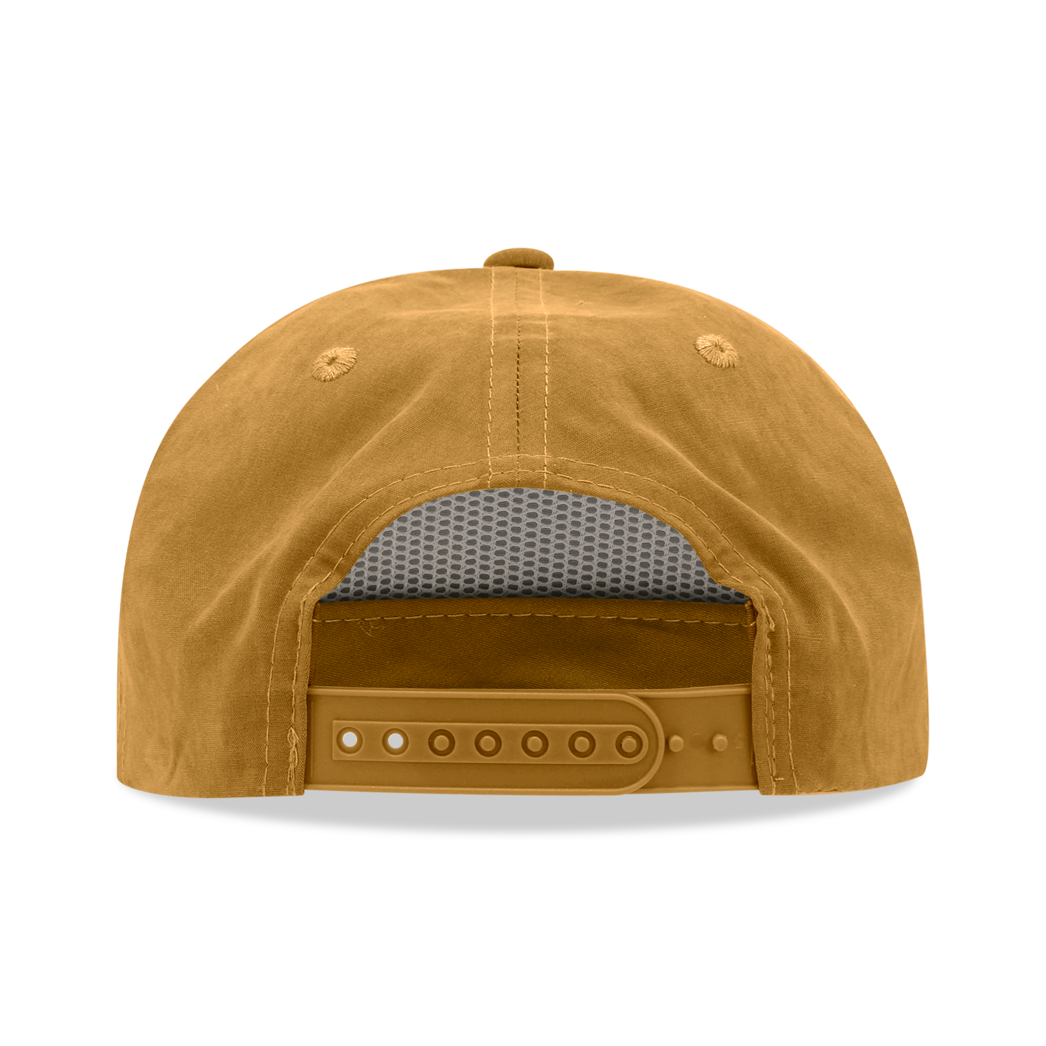 Decky 6032 Classic Rope Hat 5 Panel Flat Bill Cap Snapback - Blank