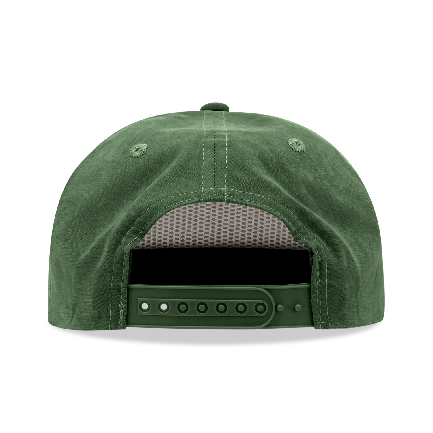 Decky 6032 Classic Rope Hat 5 Panel Flat Bill Cap Snapback - Blank