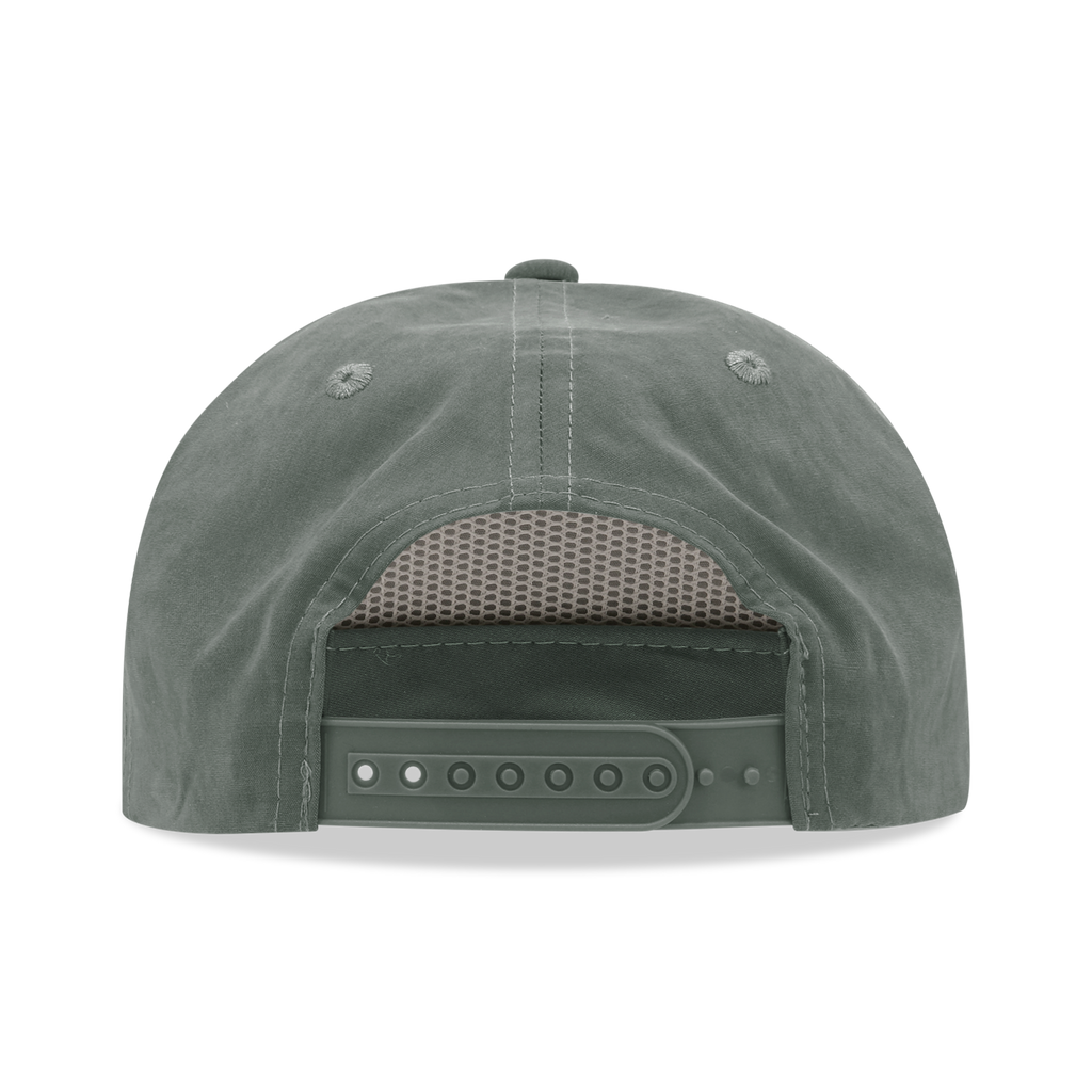Decky 6032 Classic Rope Hat 5 Panel Flat Bill Cap Snapback - Blank