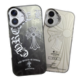 Chrome Hearts Trendy Graphic iPhone Case