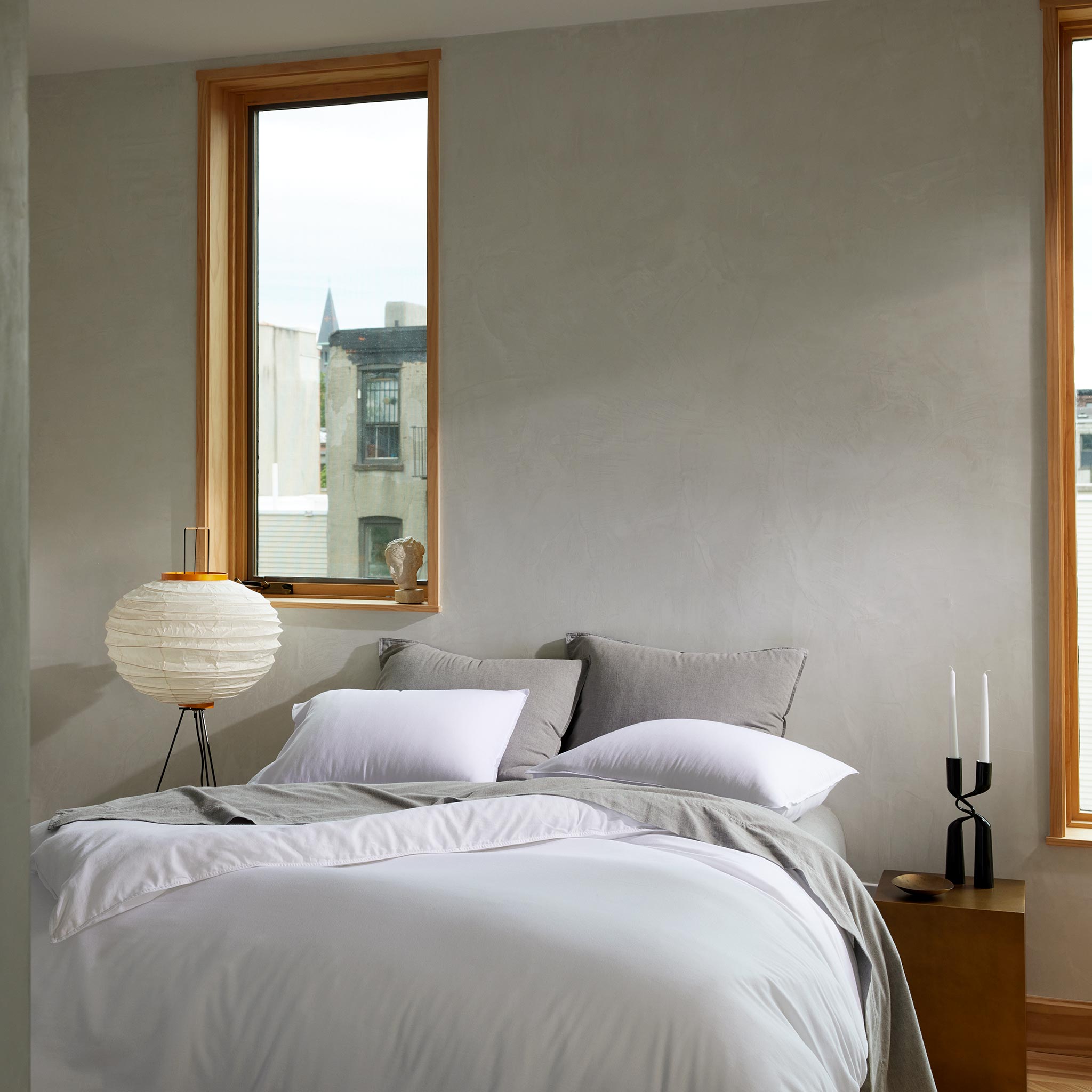 Heathered Cashmere Bedding Move-In Bundle