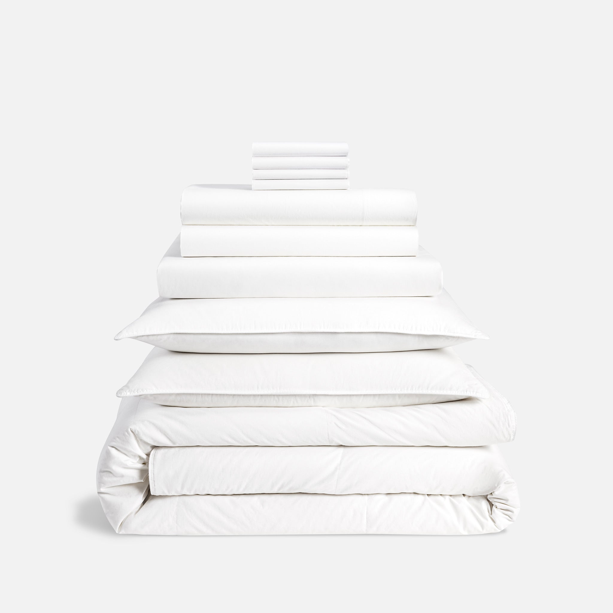 Washed Classic Percale Bedding Move-In Bundle