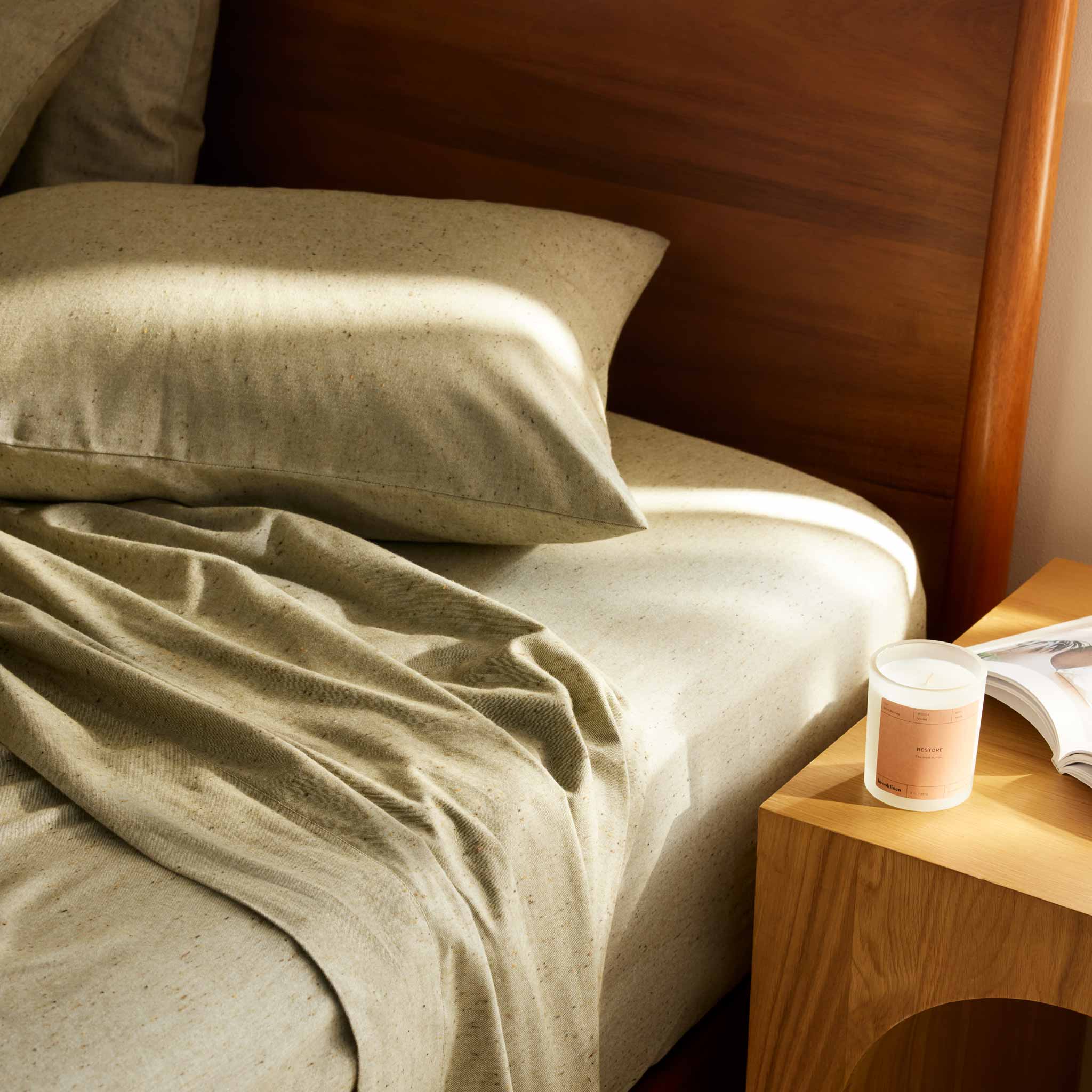 Brushed Flannel Pillowcase Set