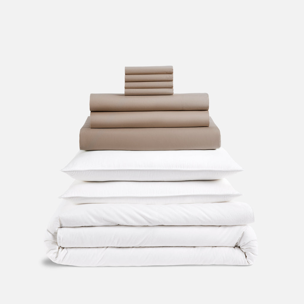 Luxe Sateen Bedding Move-In Bundle
