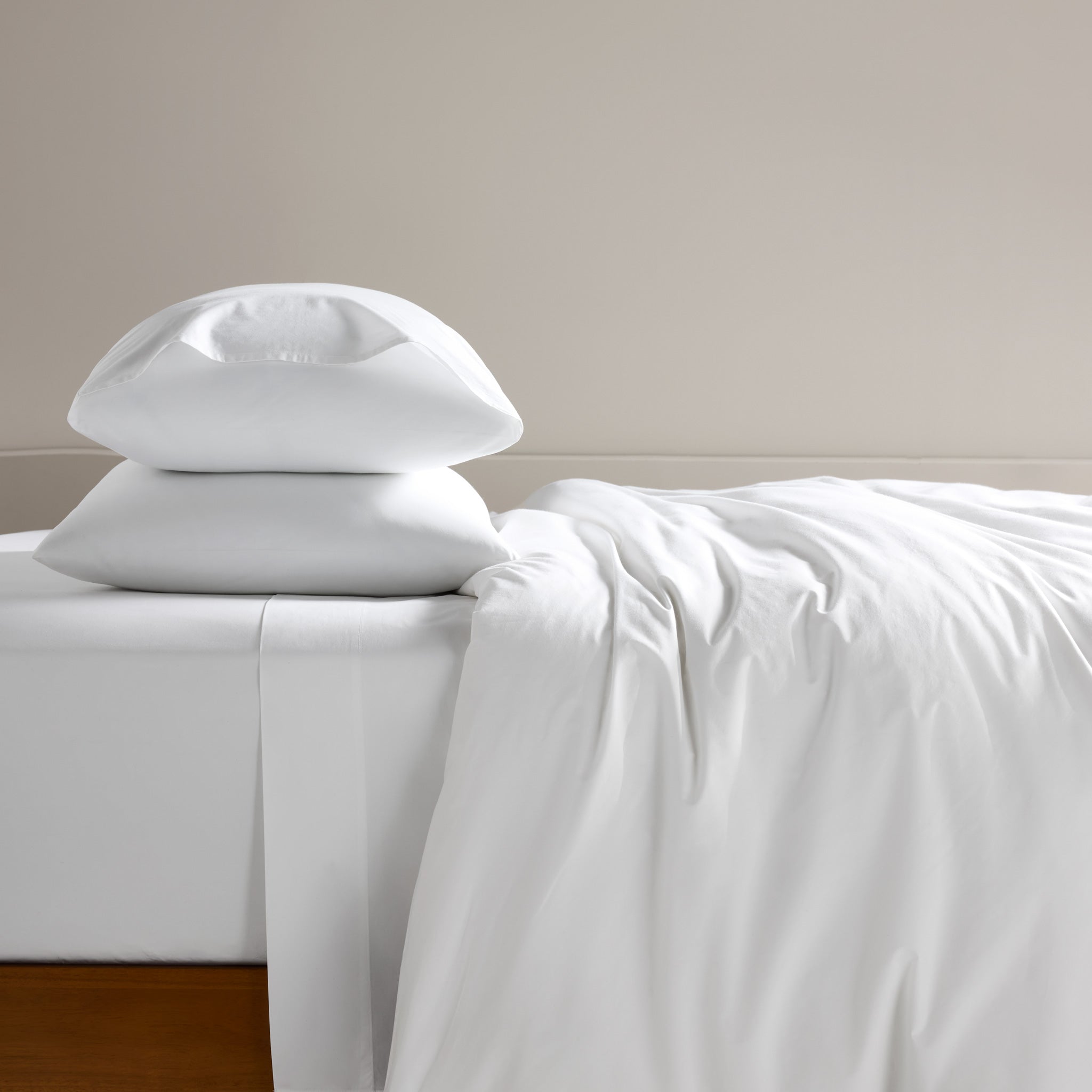 Classic Percale No Flat Sheet Set Bundle
