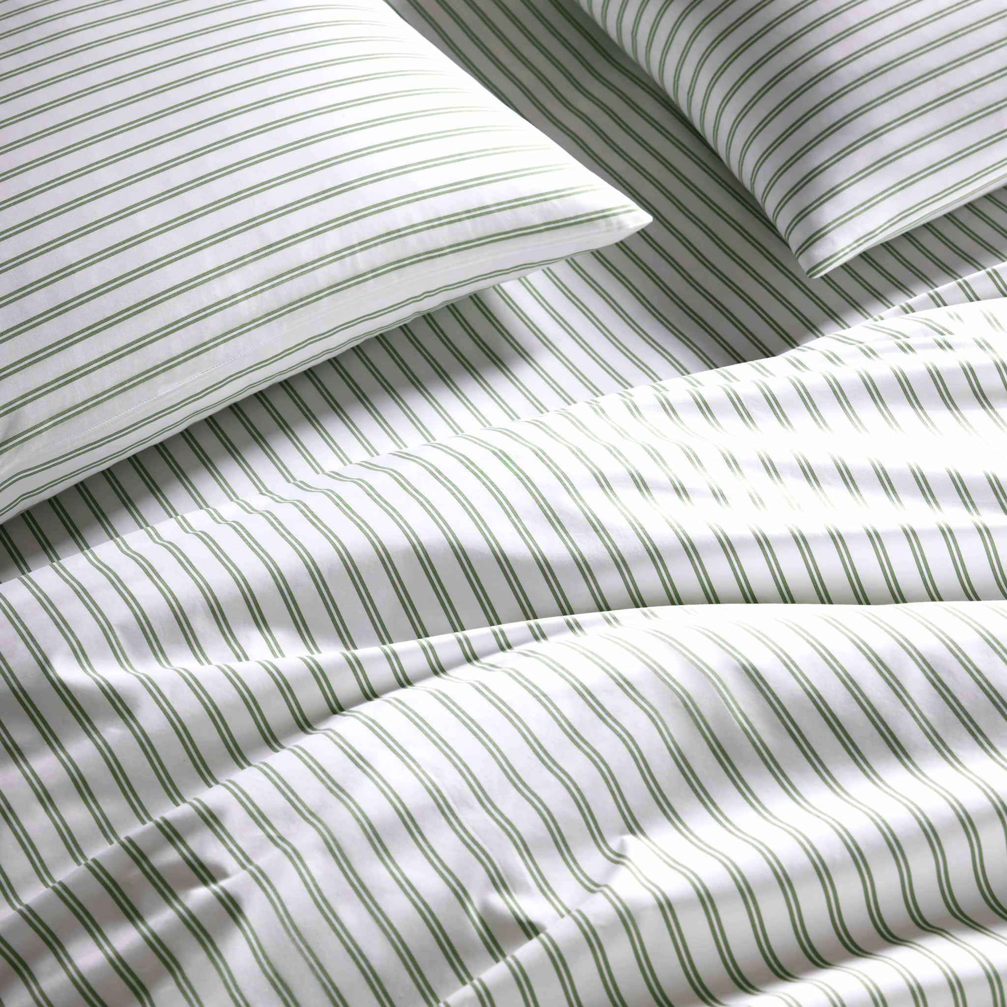 Classic Percale No Flat Sheet Set Bundle