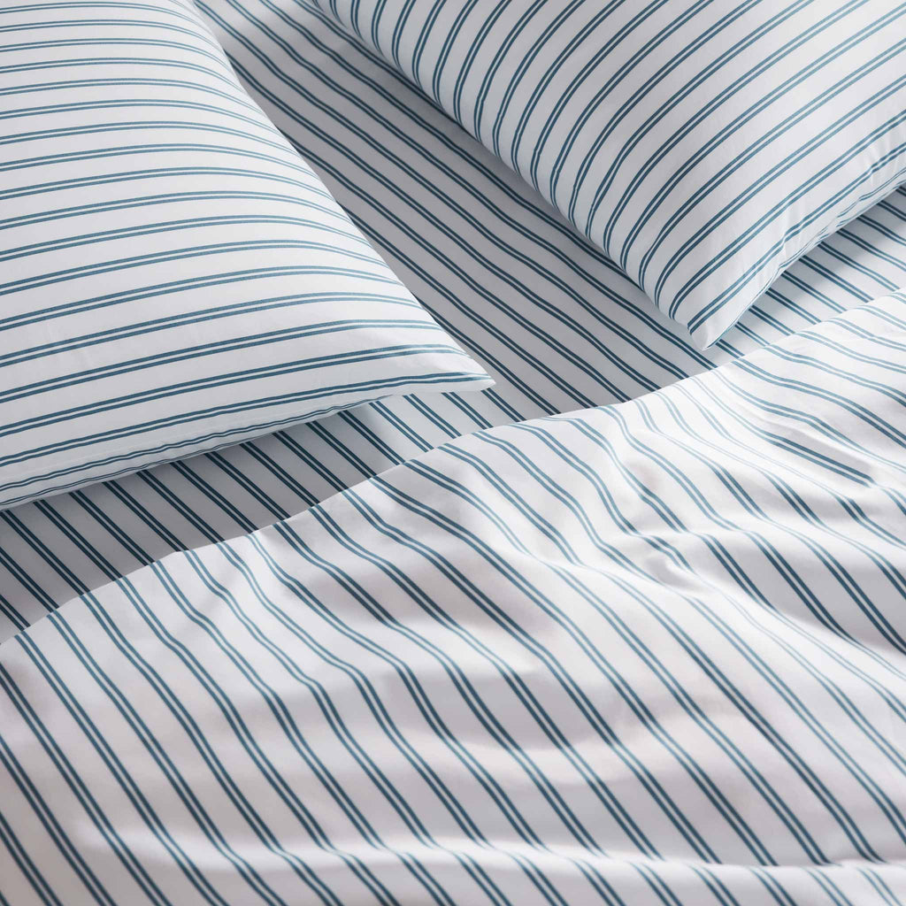 Classic Percale No Flat Sheet Set Bundle