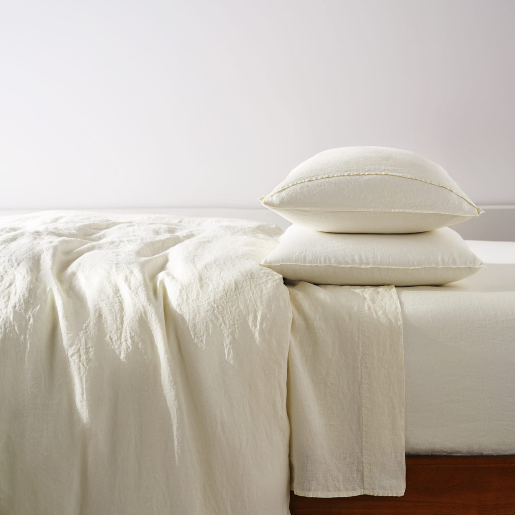 Washed European Linen Core Sheet Set