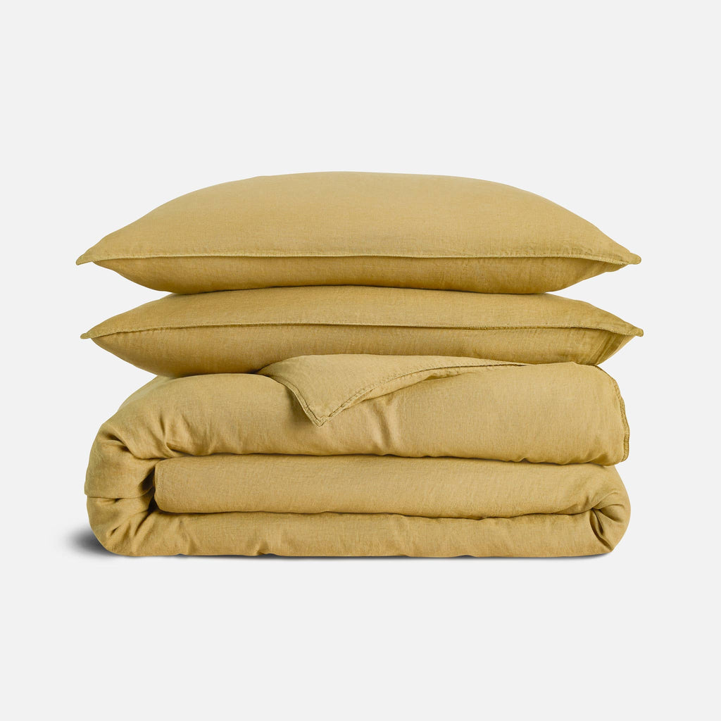 Washed European Linen Duvet Set