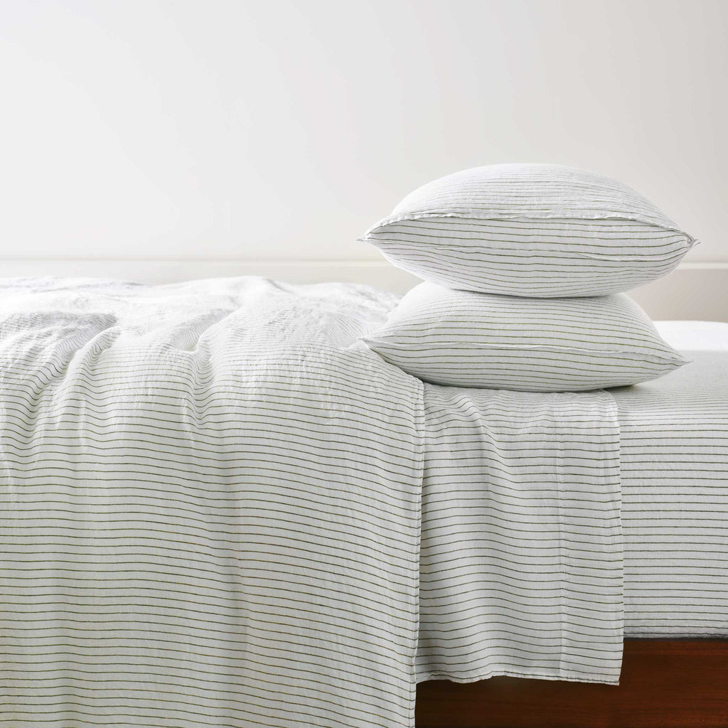 Washed European Linen Core Sheet Set