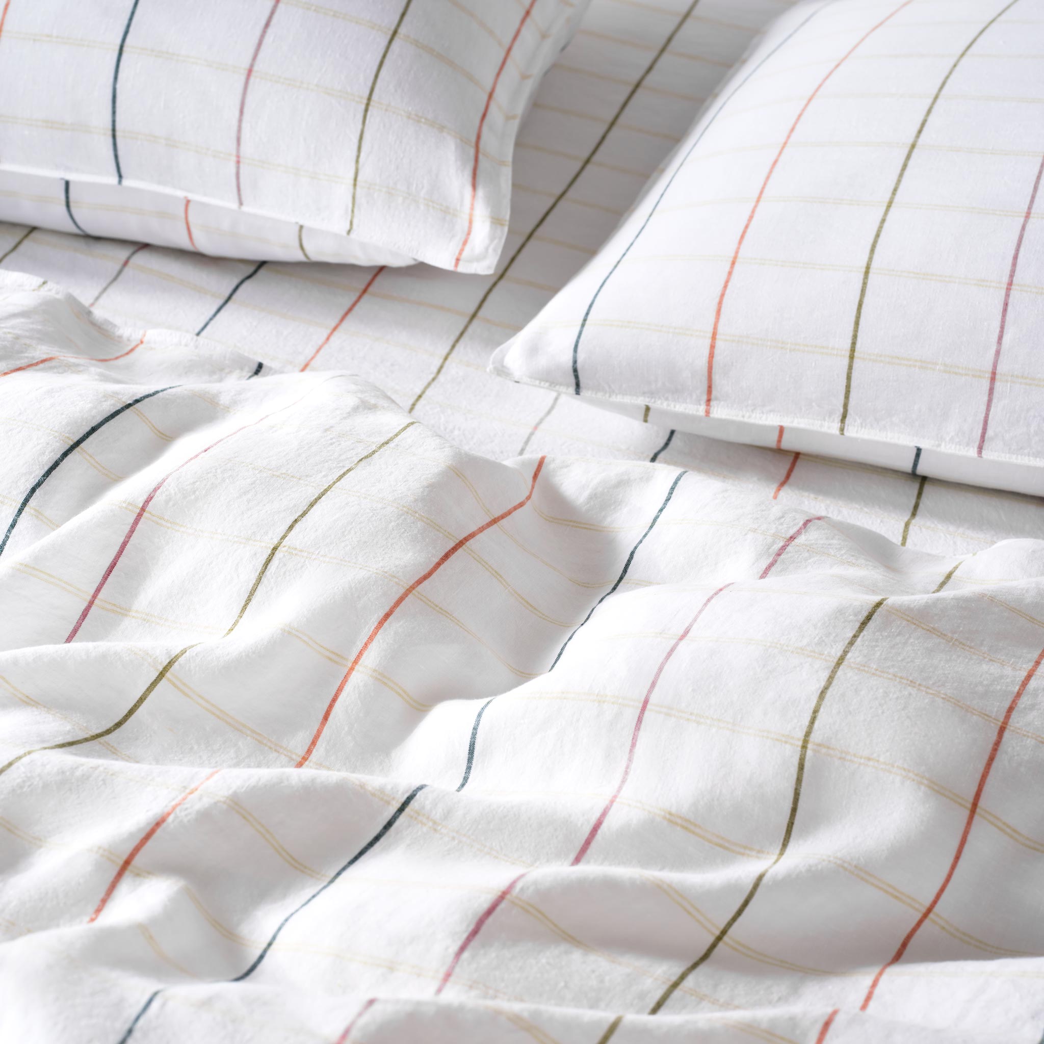 Washed European Linen Core Sheet Set