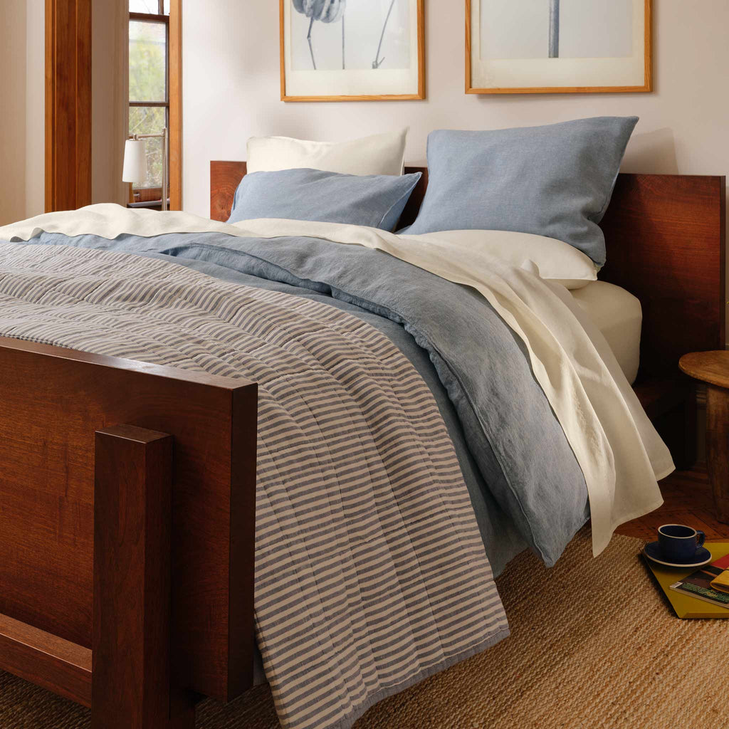 Washed European Linen Core Sheet Set