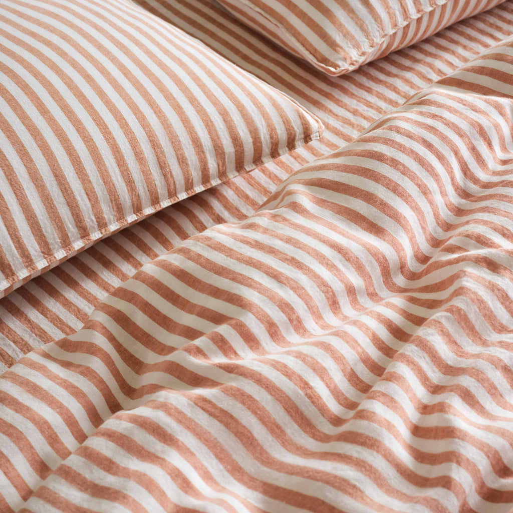 Washed European Linen Duvet Set