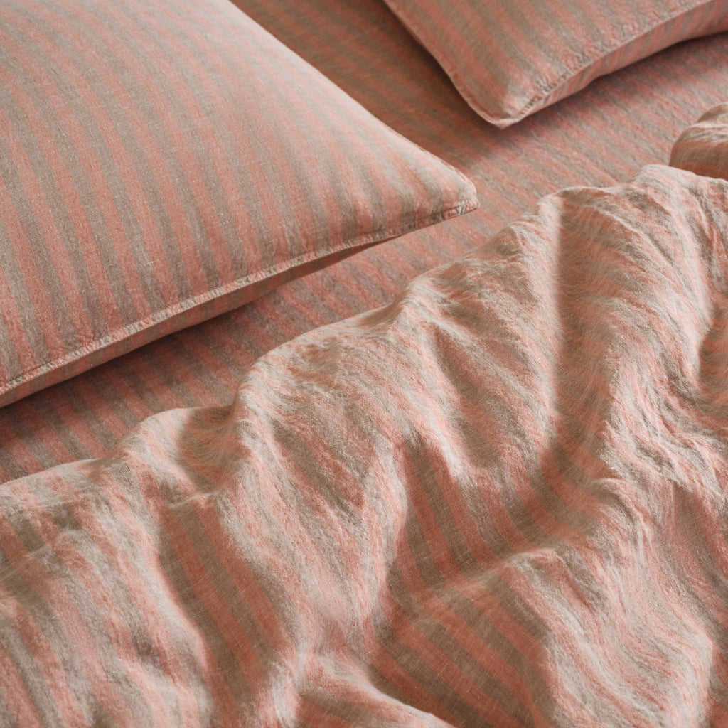Washed European Linen Duvet Set