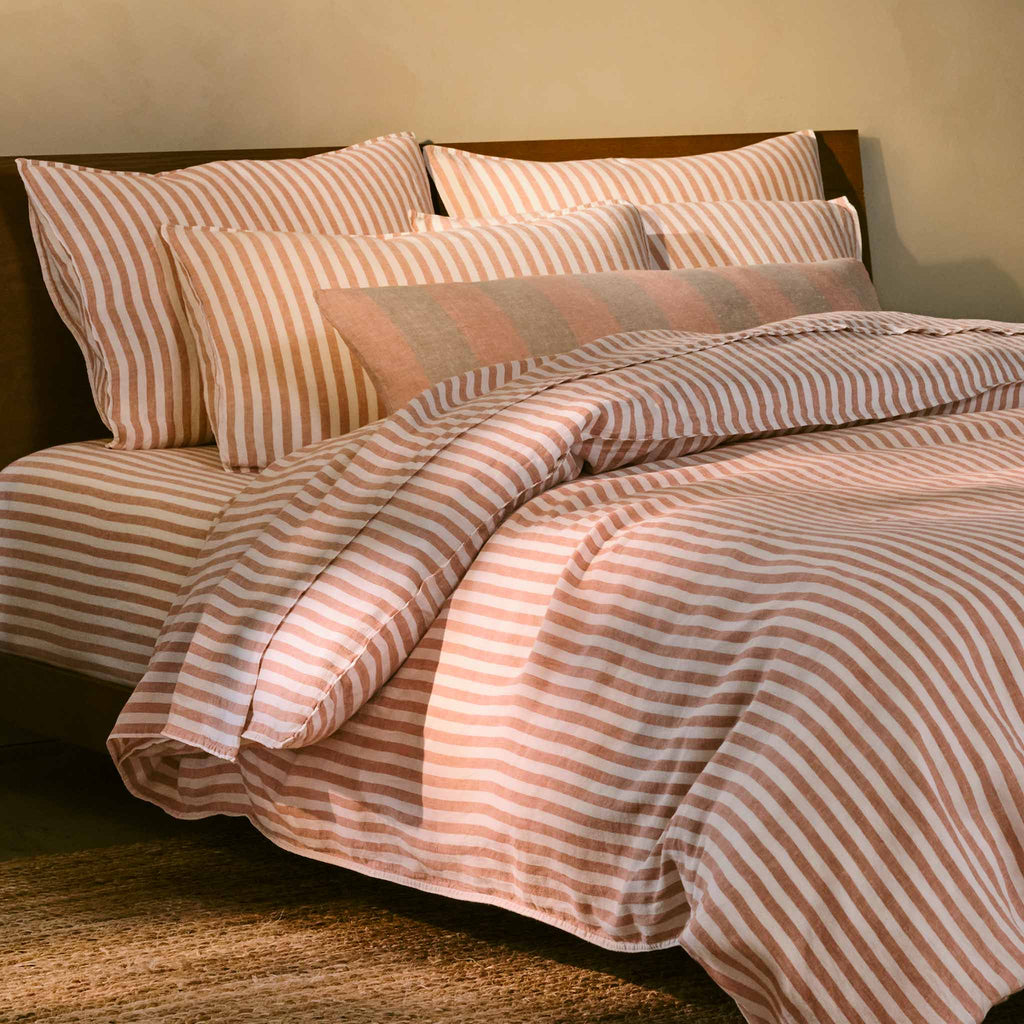 Washed European Linen Duvet Set