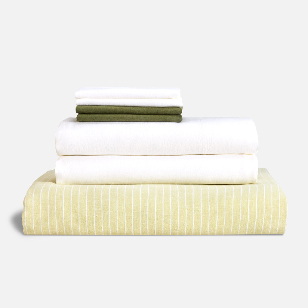 Washed European Linen Hardcore Sheet Bundle