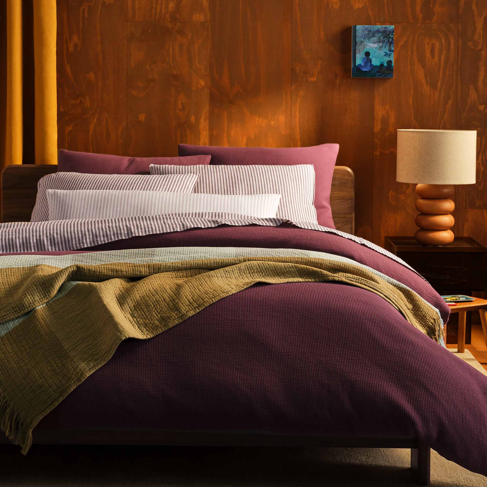Washed European Linen Core Sheet Set