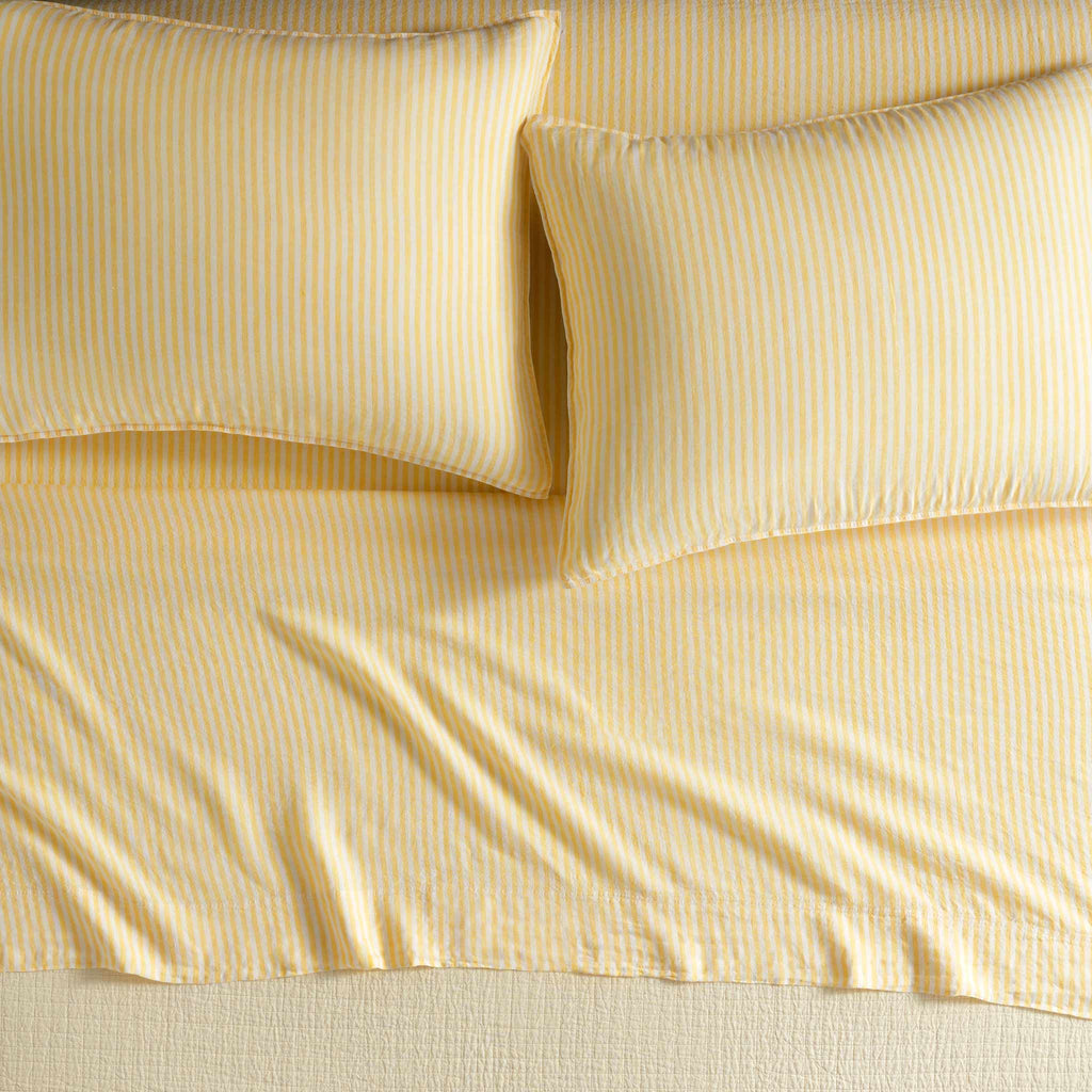 Washed European Linen Core Sheet Set