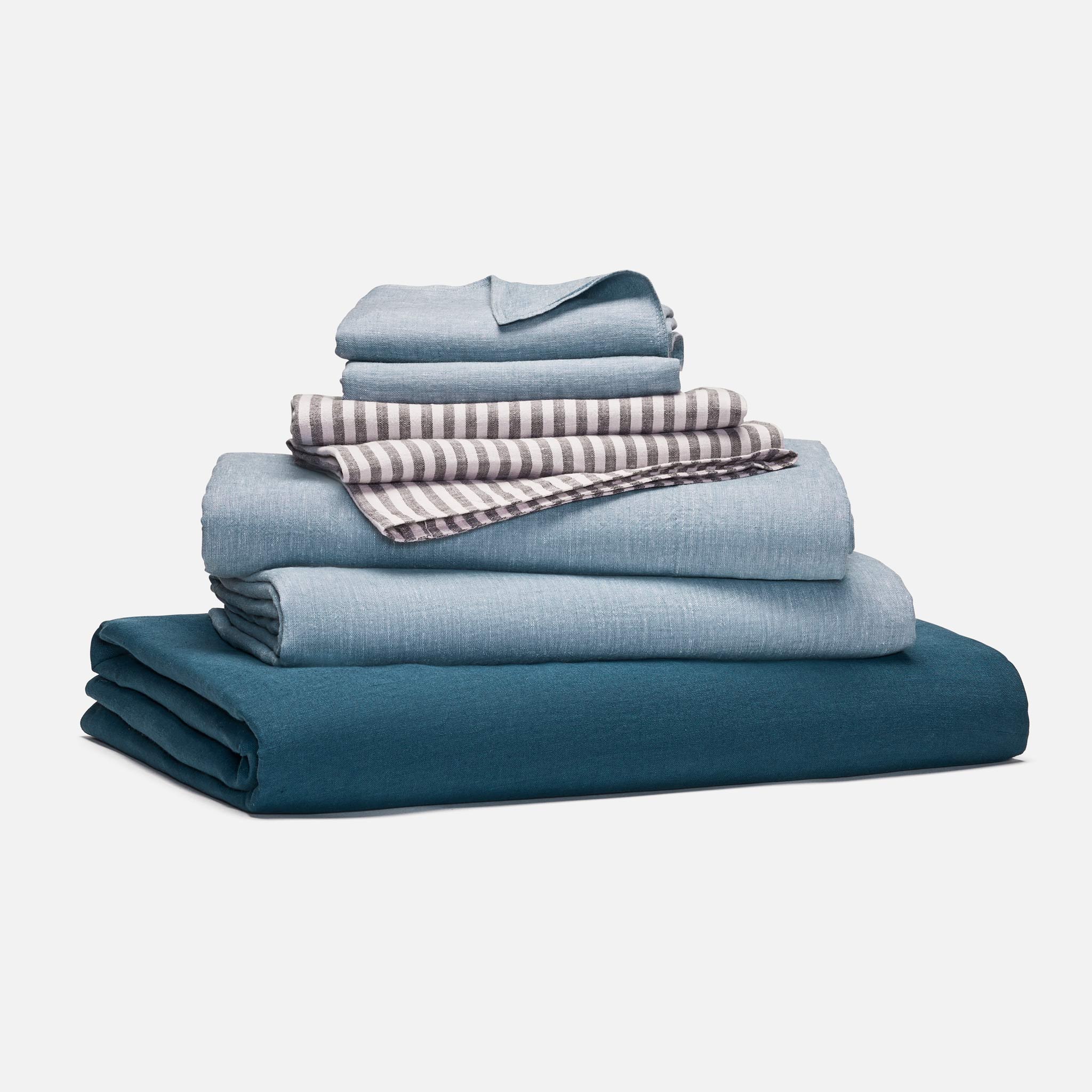 Washed European Linen Hardcore Sheet Bundle
