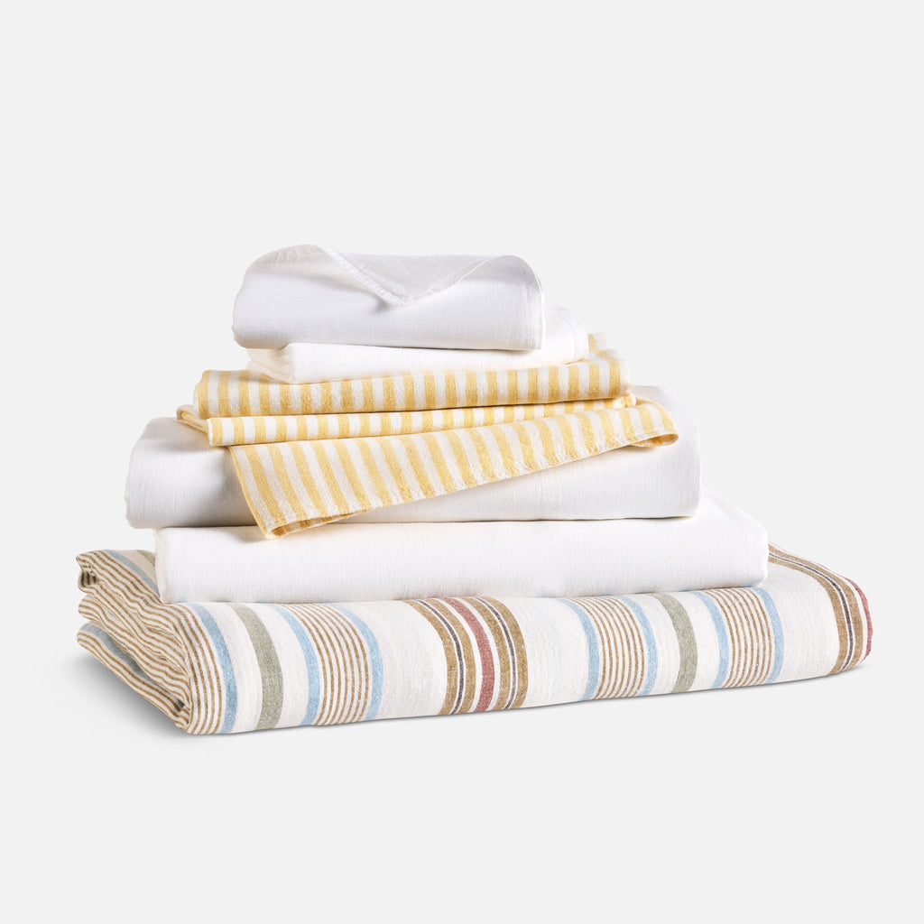Washed European Linen Hardcore Sheet Bundle