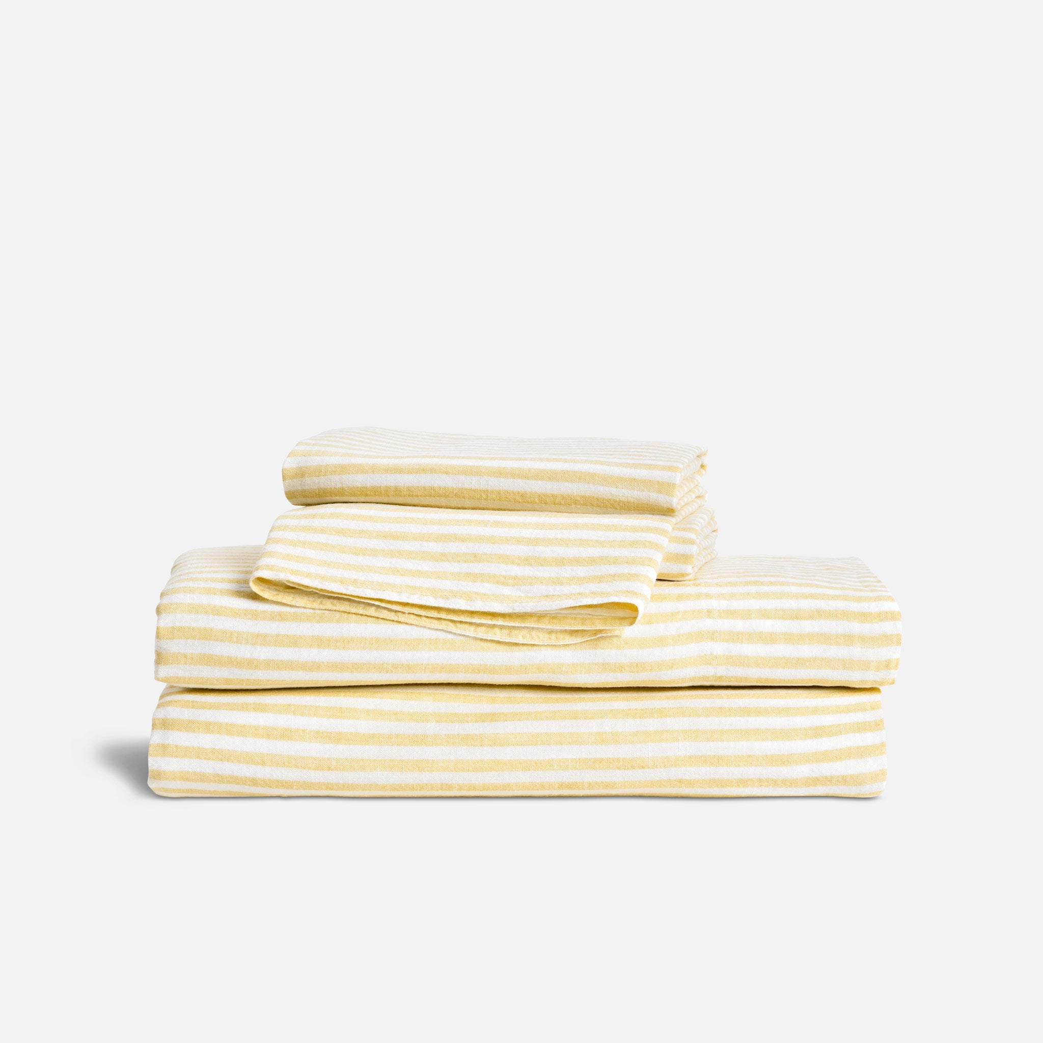 Washed European Linen Core Sheet Set
