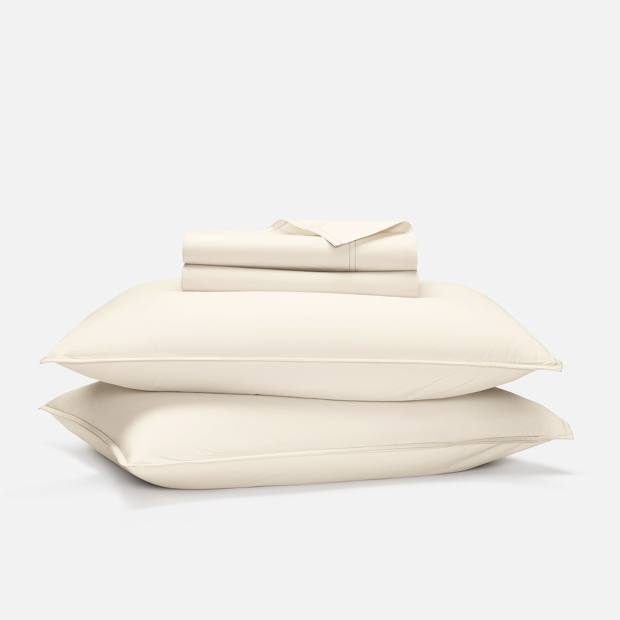 Set of 2 Washed Classic Percale Core Sheet Set Bundle