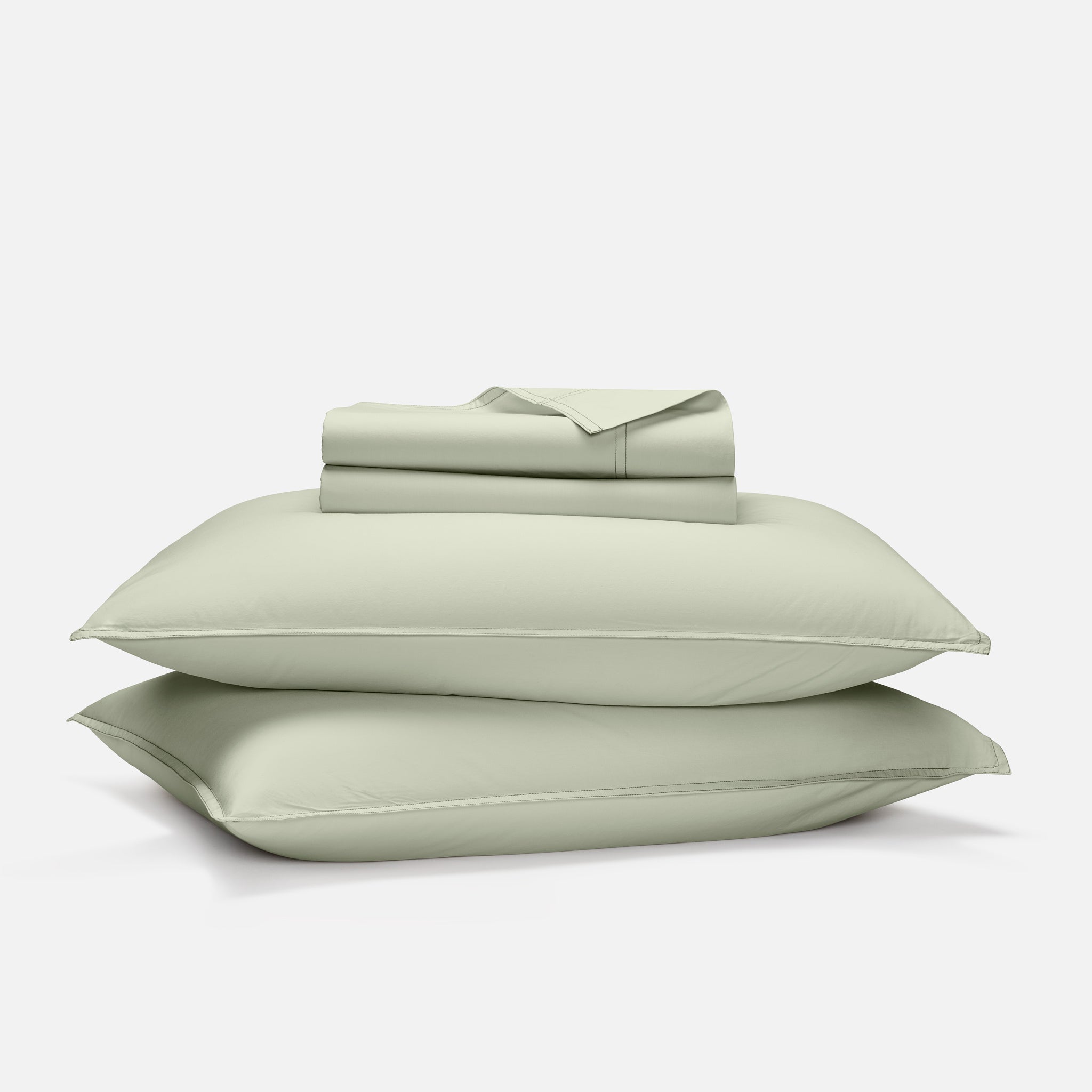 Set of 2 Washed Classic Percale Core Sheet Set Bundle