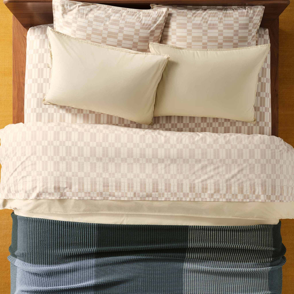 Washed Classic Percale Duvet Set