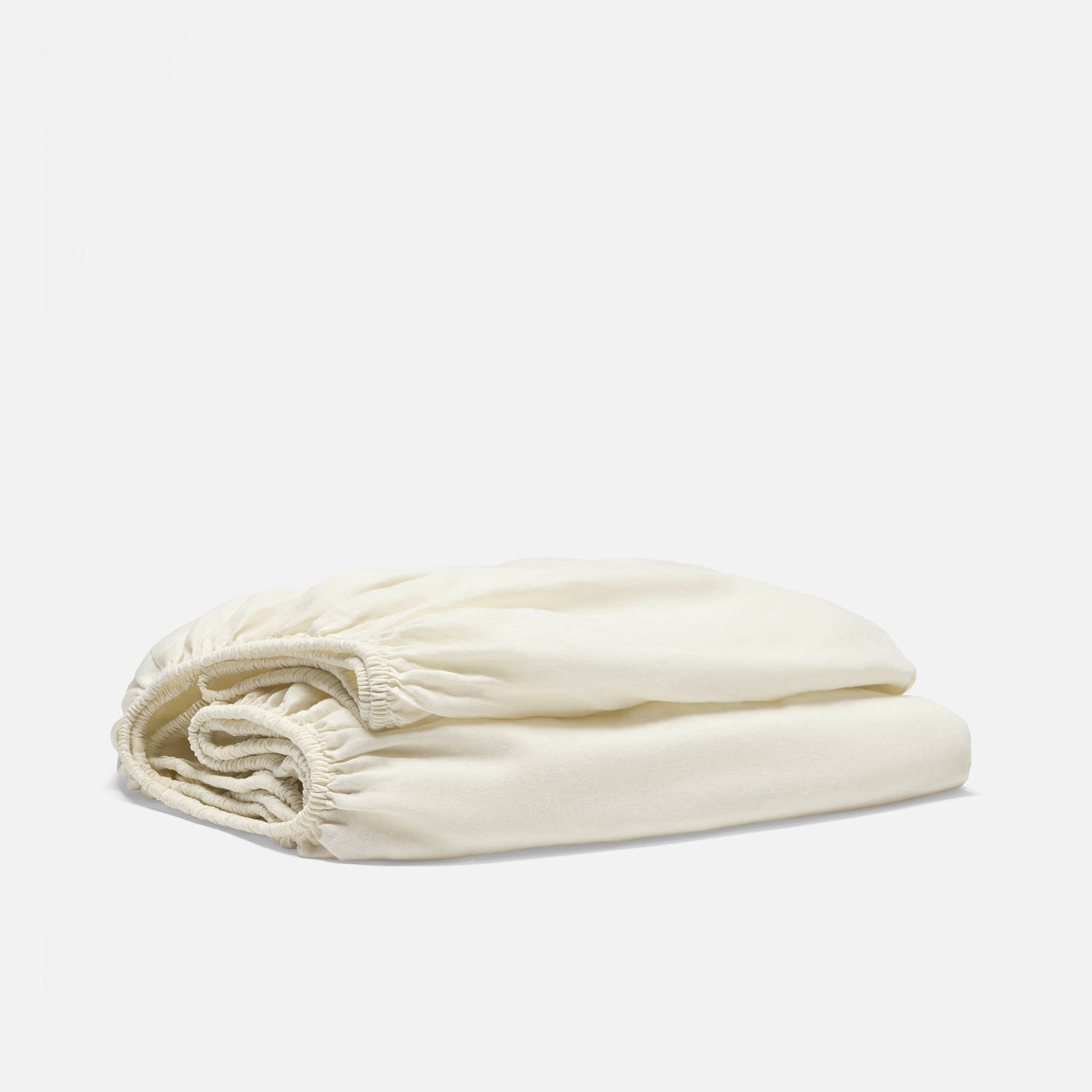 Washed European Linen Fitted Sheet