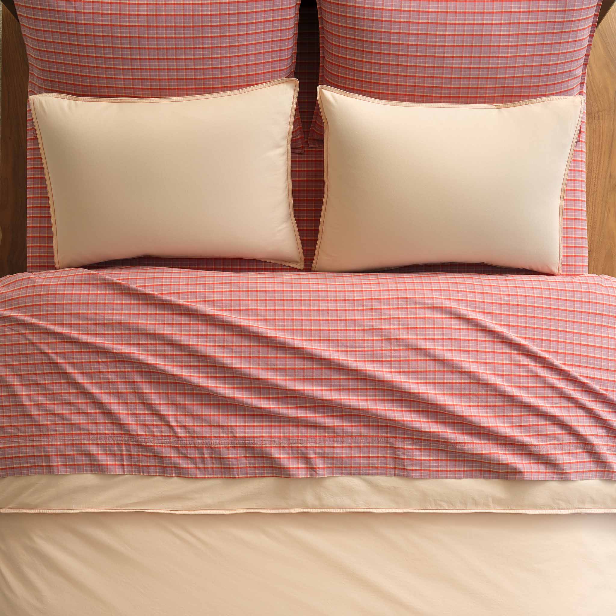 Set of 2 Washed Classic Percale Core Sheet Set Bundle