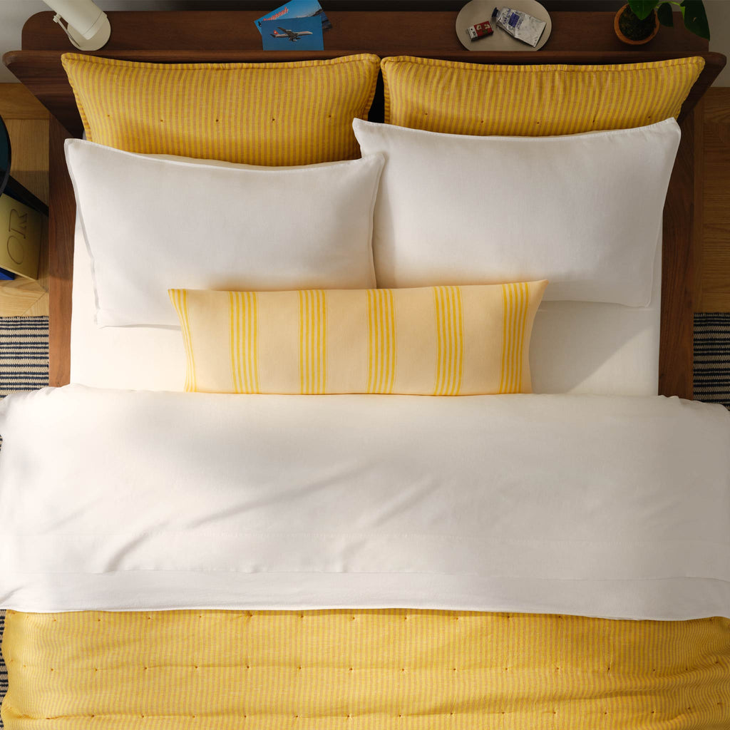 Washed European Linen Core Sheet Set
