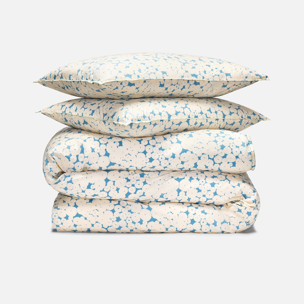 Washed Classic Percale Duvet Set