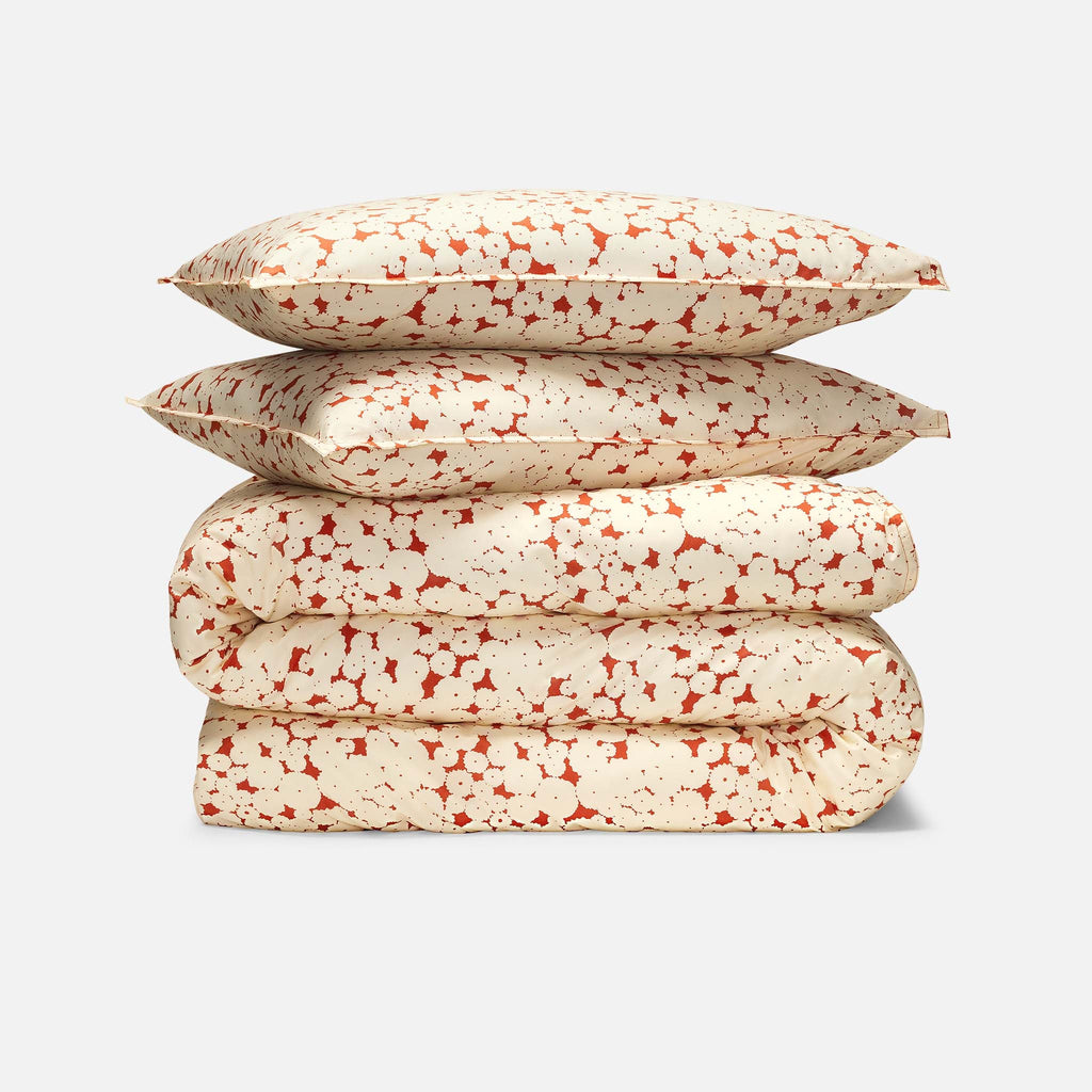 Washed Classic Percale Duvet Set