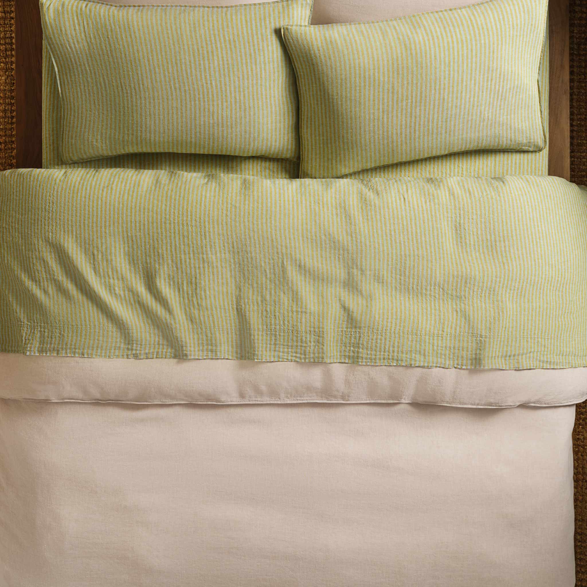 Washed European Linen Core Sheet Set